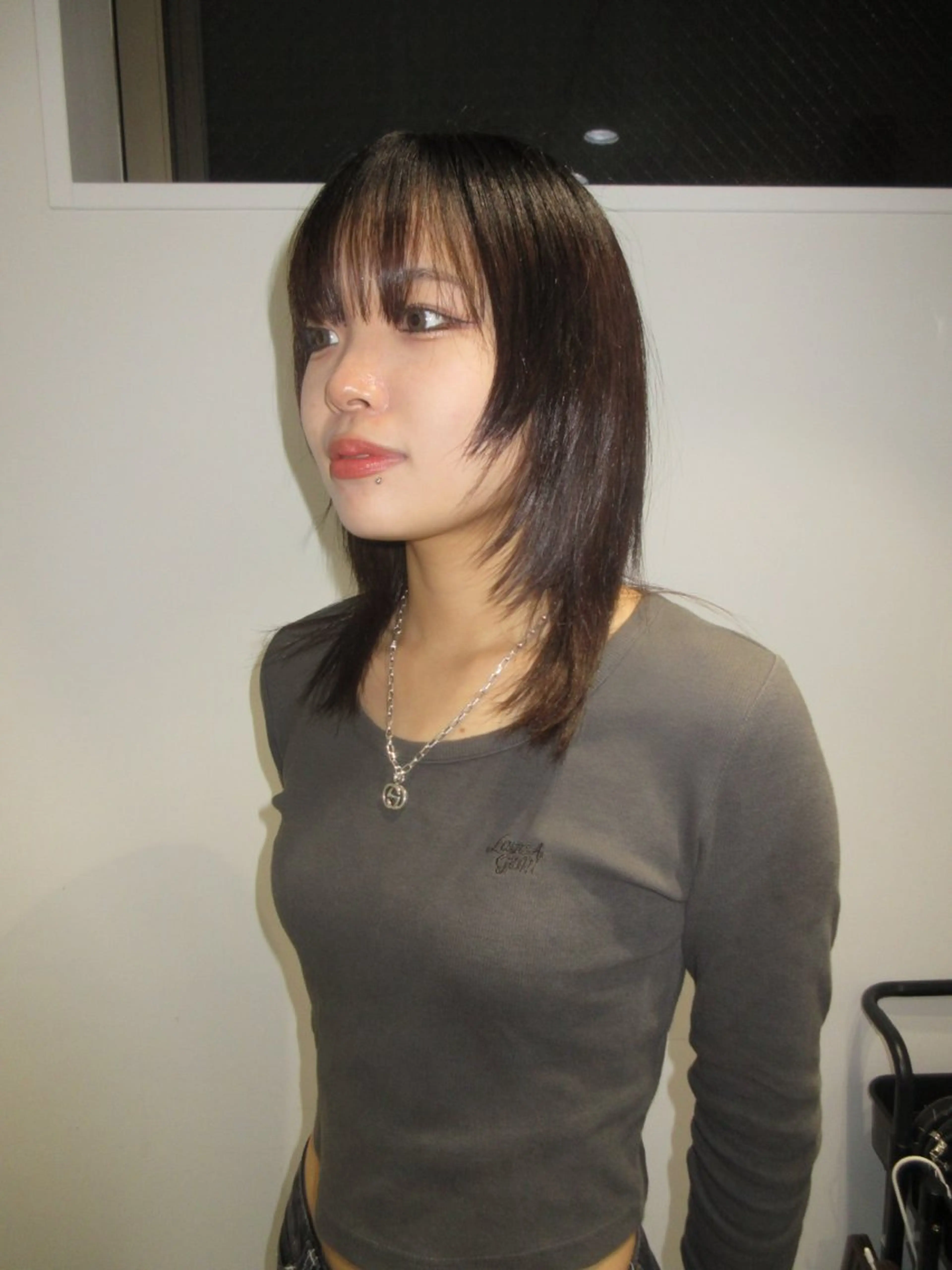 セミロング 縮毛矯正 ボブ/ハイトーン🪽 堀内志茉🍀のヘアスタイル