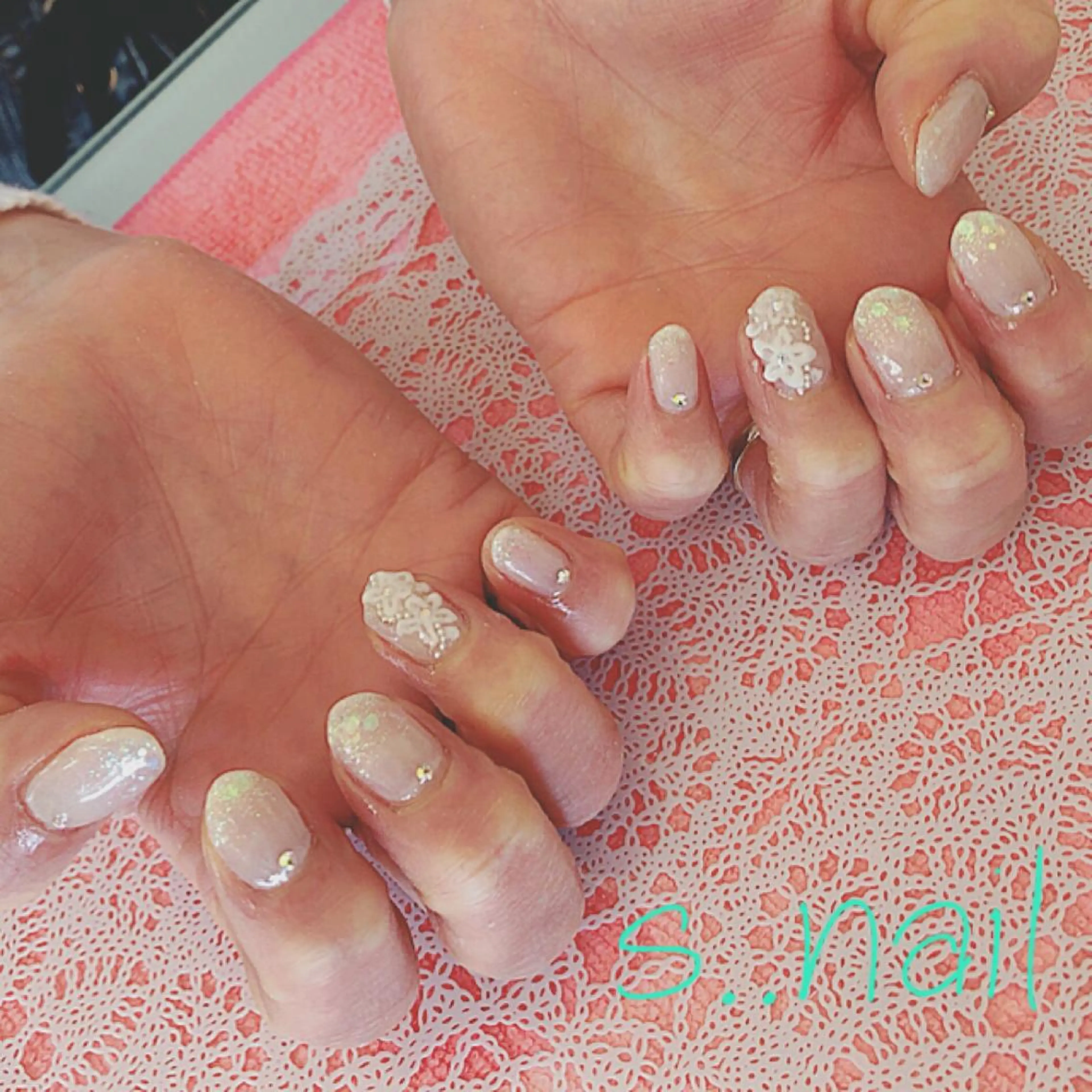 ネイル ラメ(グリッター) ラメグラデーション ハンドネイル フットネイル s..nail / MORITAのネイルデザイン