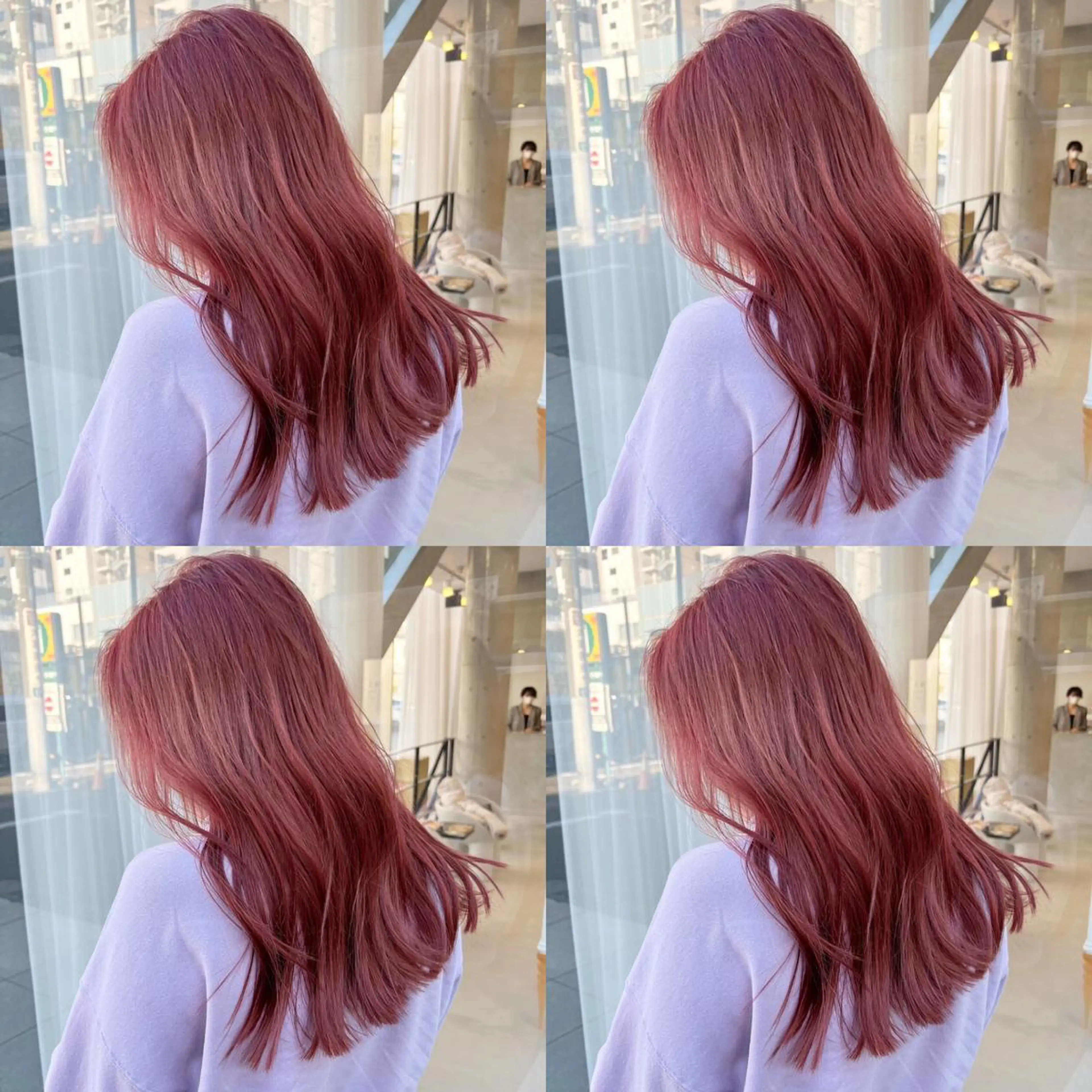 ロング 🤍🤍韓国ヘア おたけ🤍🤍のヘアスタイル