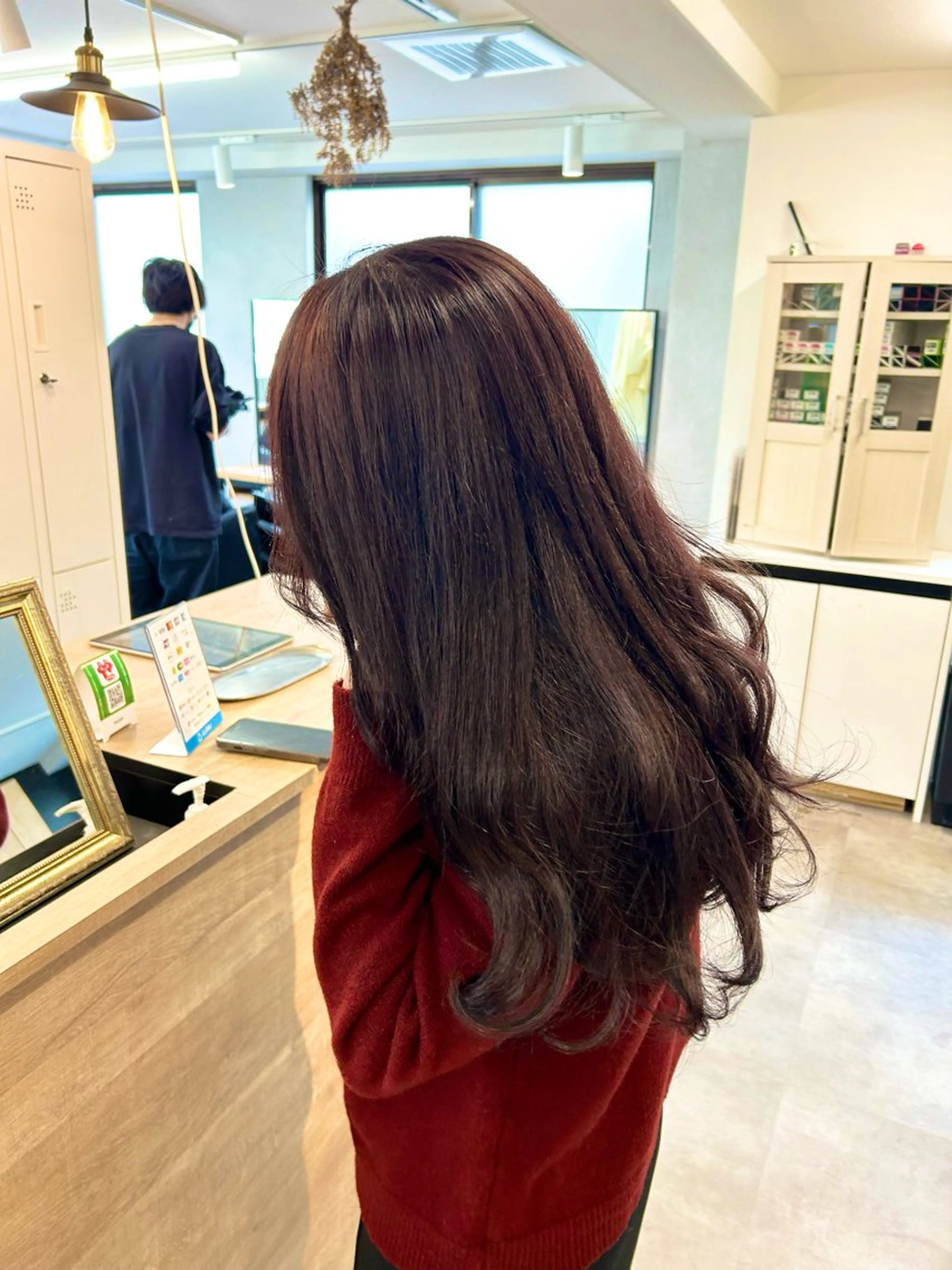 ロング カラー バイオレットカラー 暖色･似合わせカラー (廣石沙英🎀)のヘアスタイル