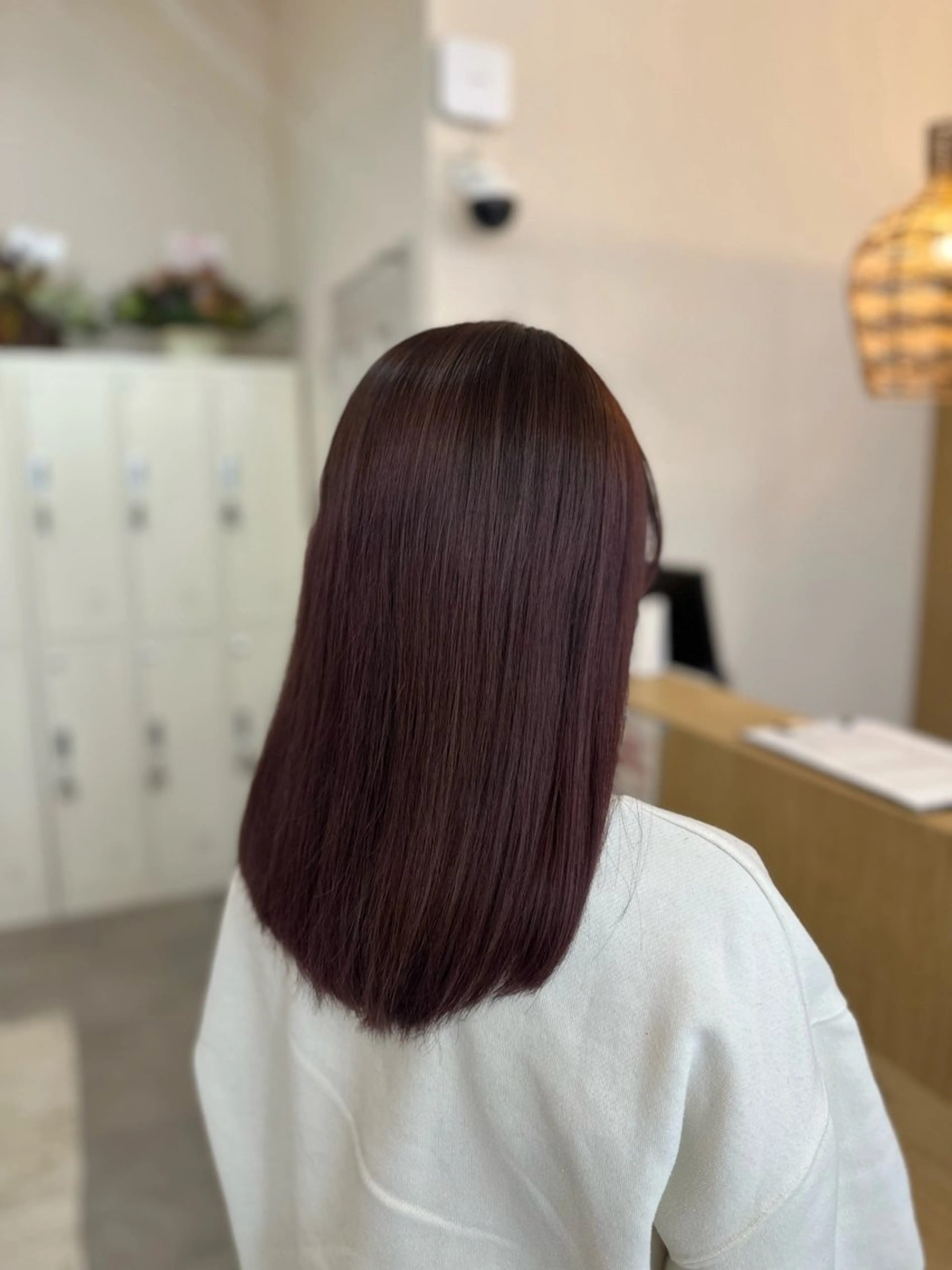 ロング ヘアカラー 田中 桜風のヘアスタイル