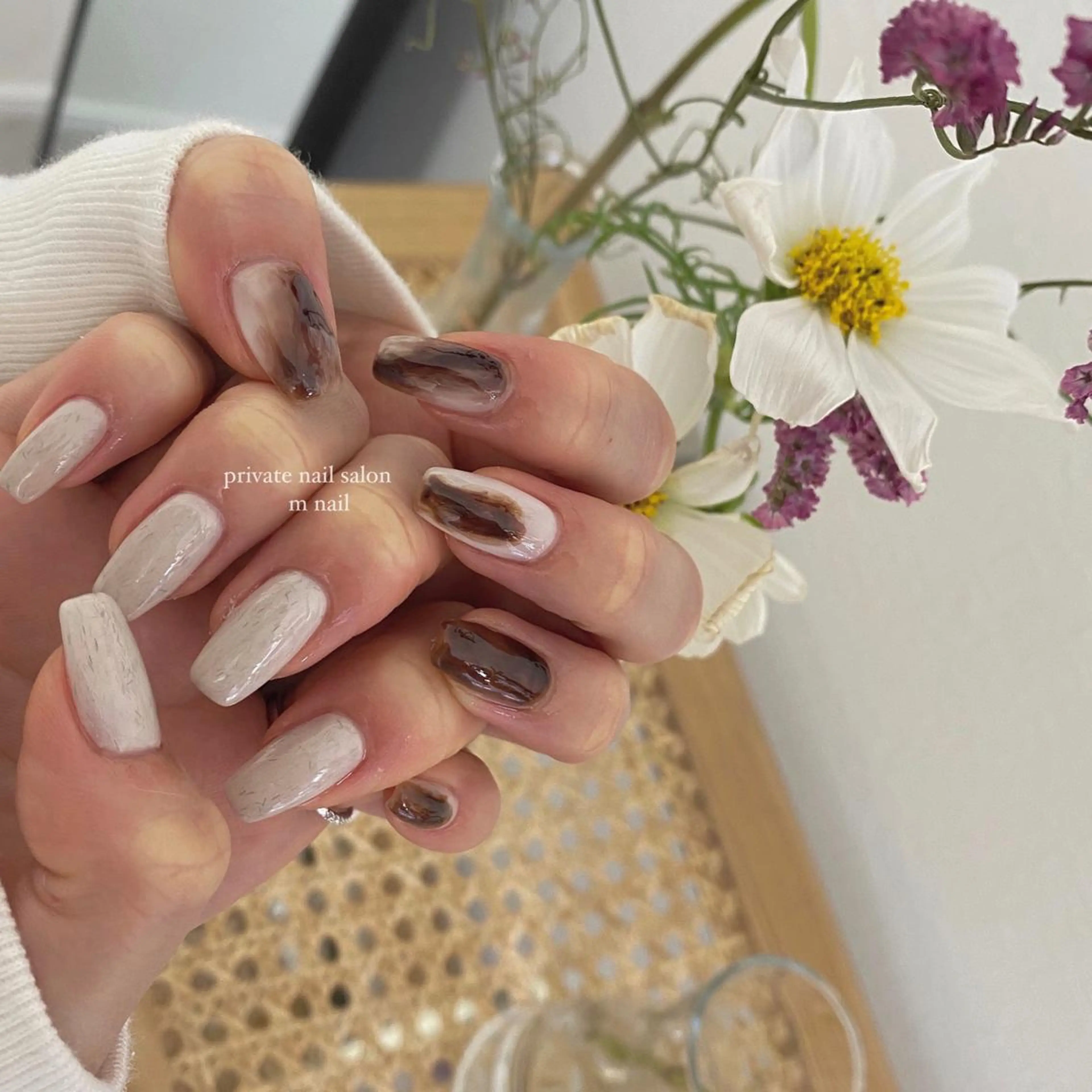 ネイル 持ち込み ハンドネイル 小河原 舞のネイルデザイン