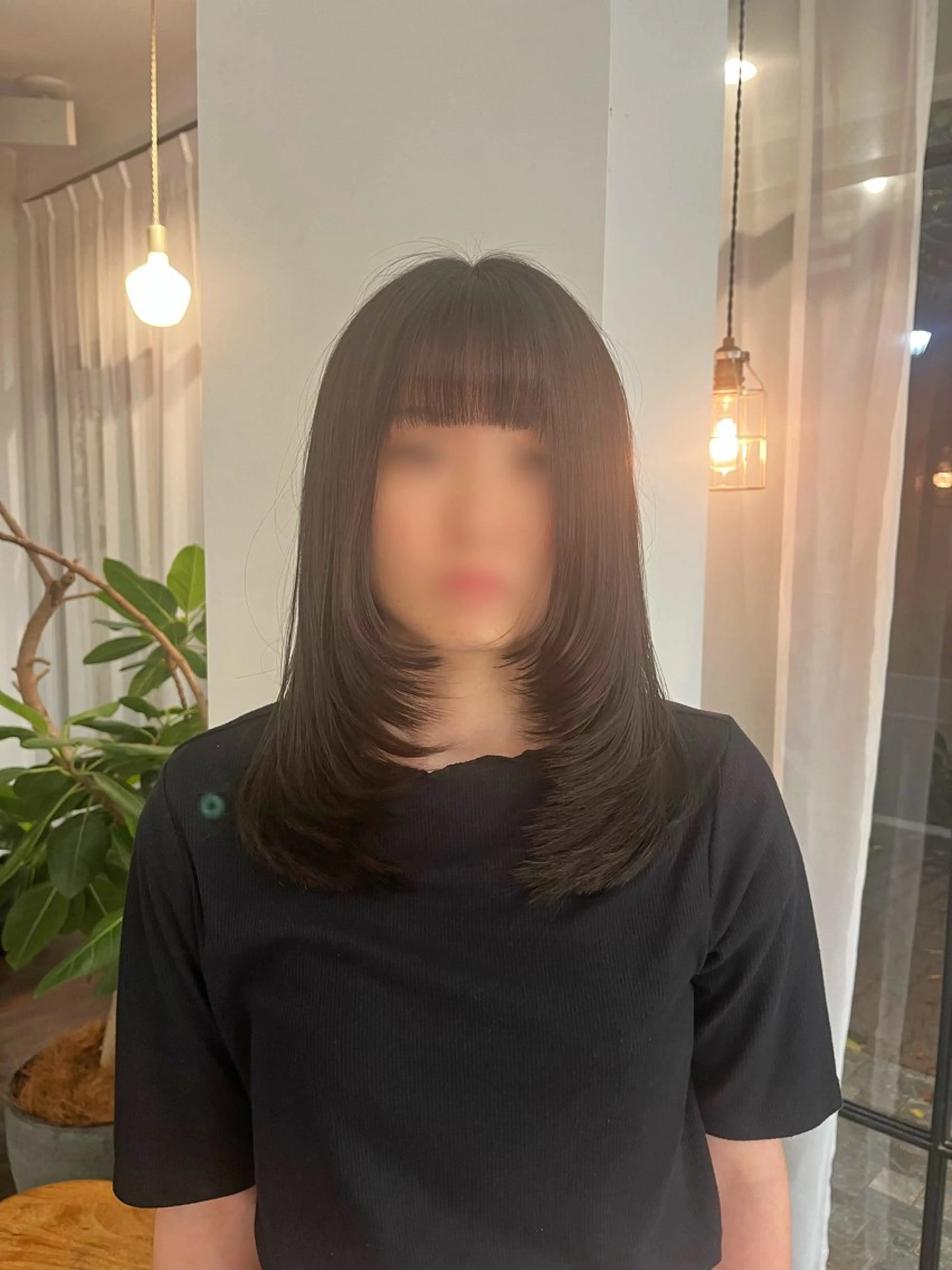 セミロング ROMANO/ UCHI⭐︎のヘアスタイル