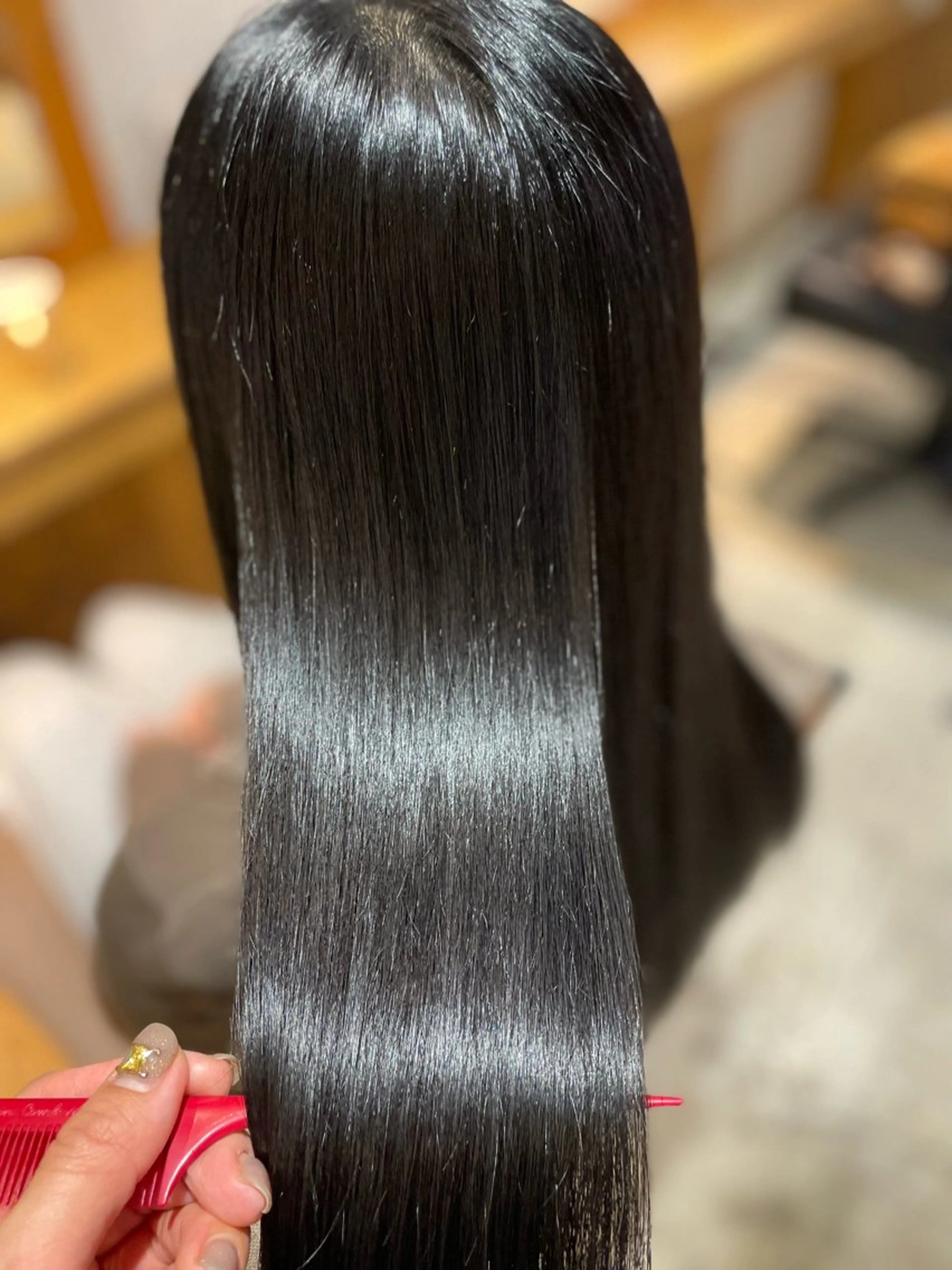 セミロング カラー ヘアアレンジ カット 縮毛矯正 トリートメント ヘッドスパ ヘアセット 髪質改善/縮毛/新宿 🫧SUZUKA🫧のヘアスタイル