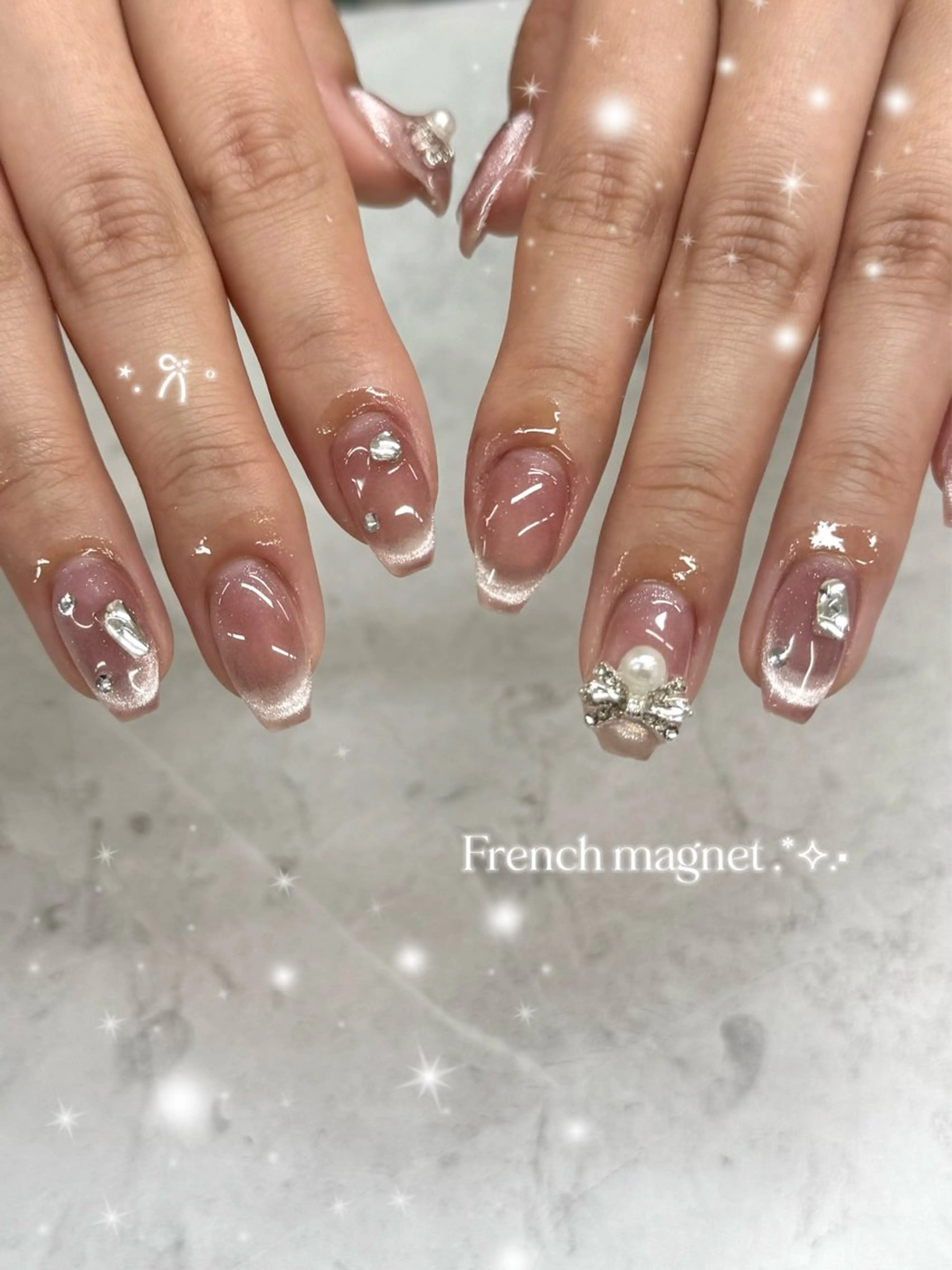 ネイル ハンドネイル EmaNail＋KIHAKUYA東大阪瓢箪山店所属・EmaNail YUIのネイルデザイン