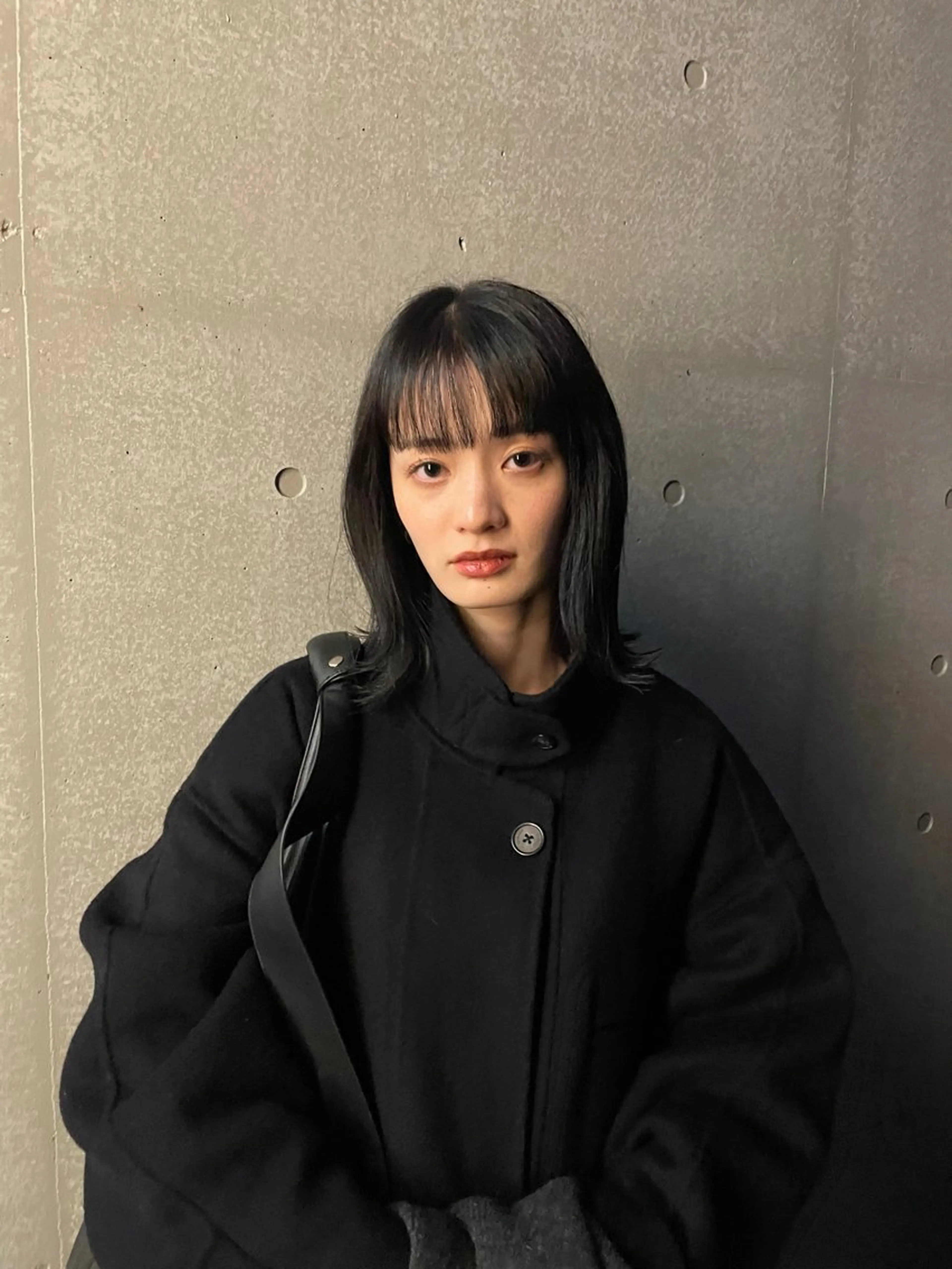 ミディアム HEIMER ミカド　サトル△のヘアスタイル