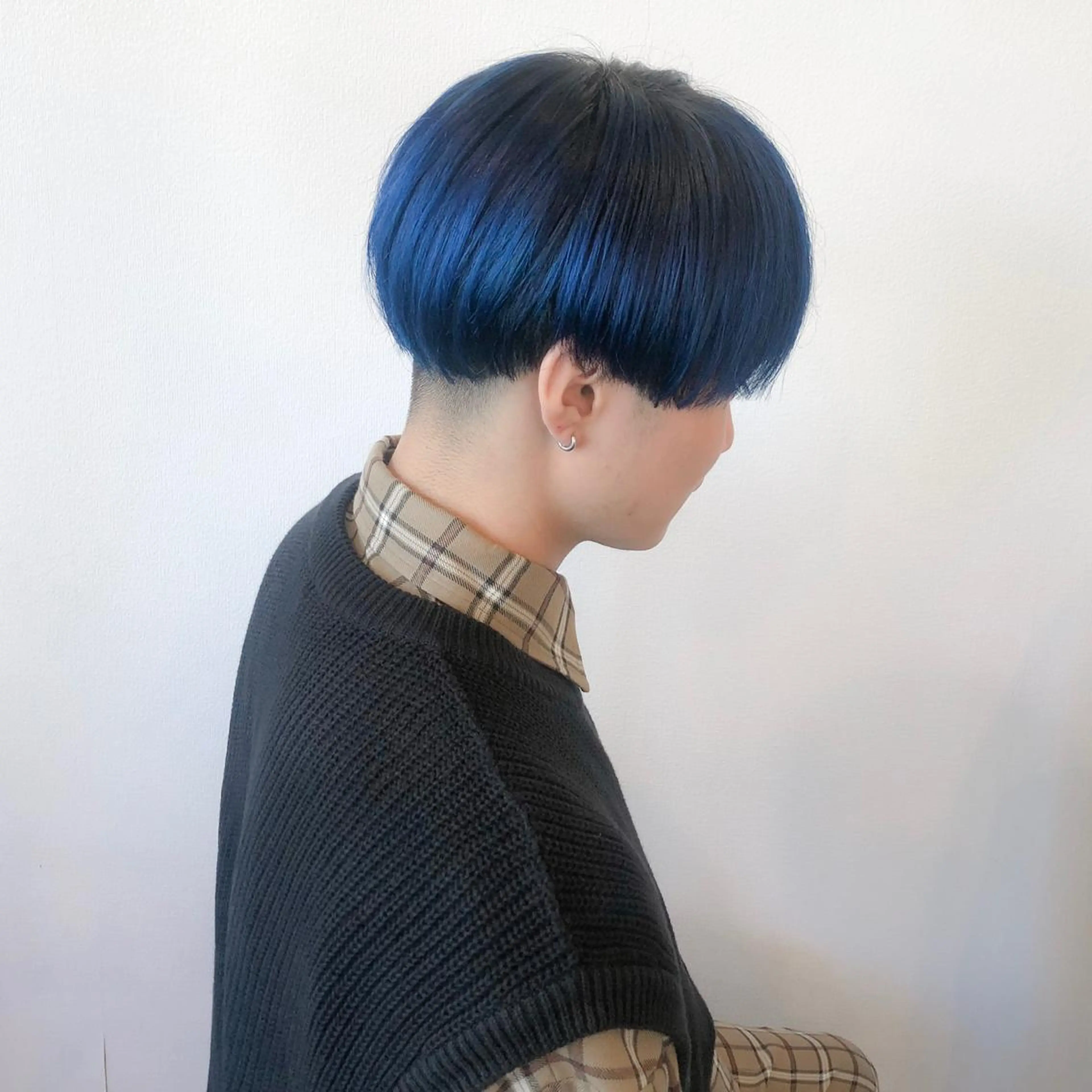 ショート カラー ブルーカラー イルミナカラー GIRL所属・ダメージレスサロン✨ kayo🌱のヘアスタイル