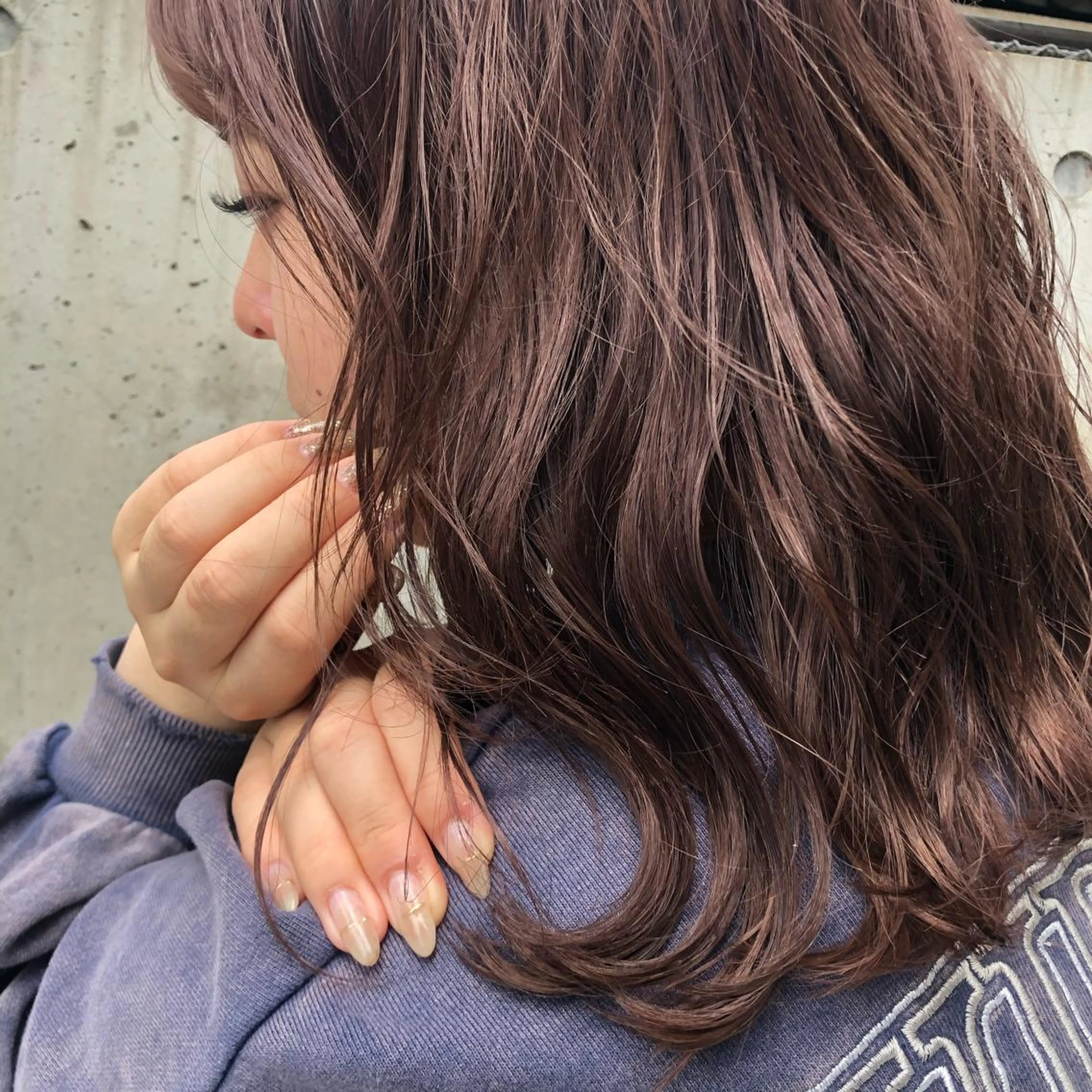 ミディアム カット ヘアカラー トリートメント 中尾 未希のヘアスタイル