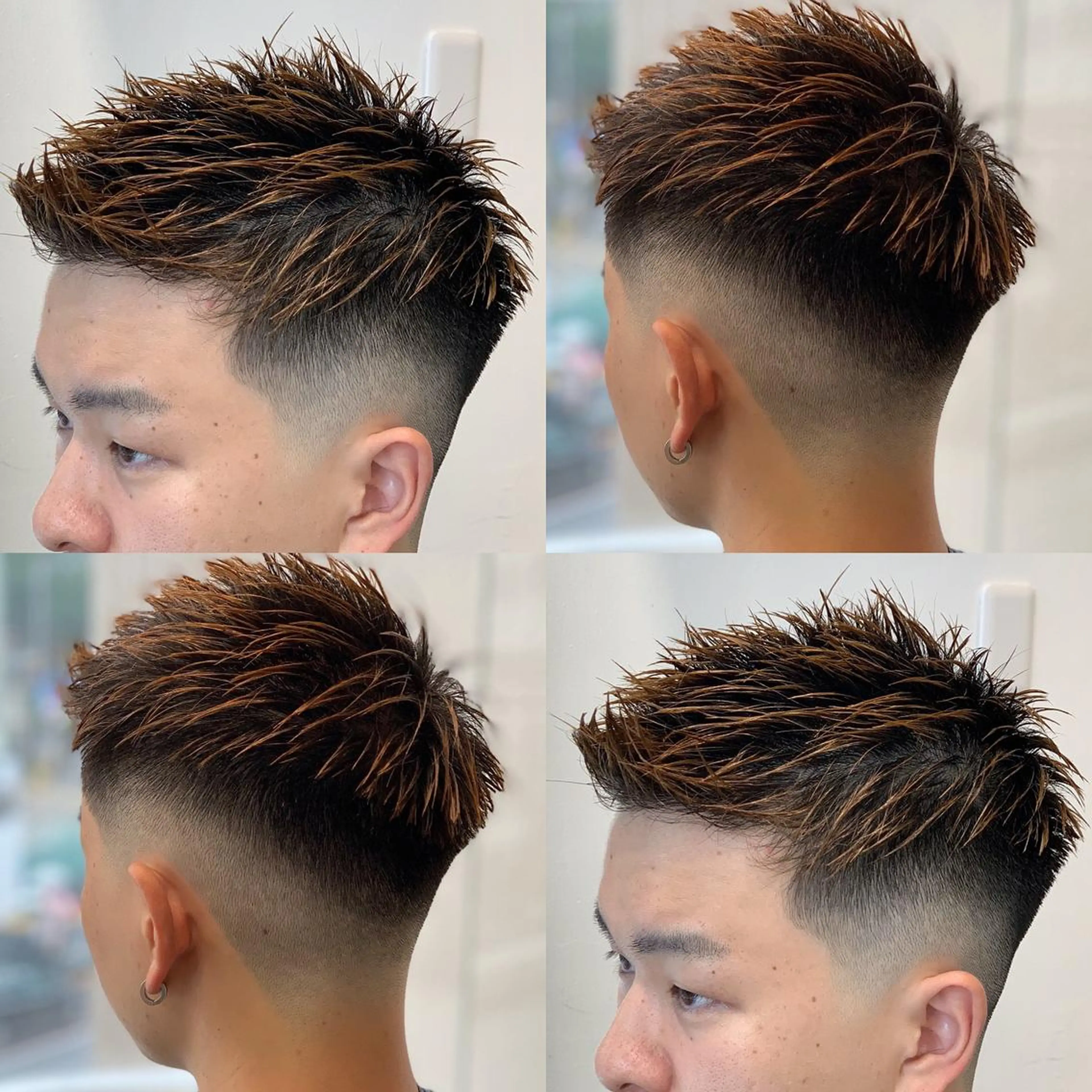 ショート メンズ トリートメント 及川シゲル 髪質改善講師のヘアスタイル