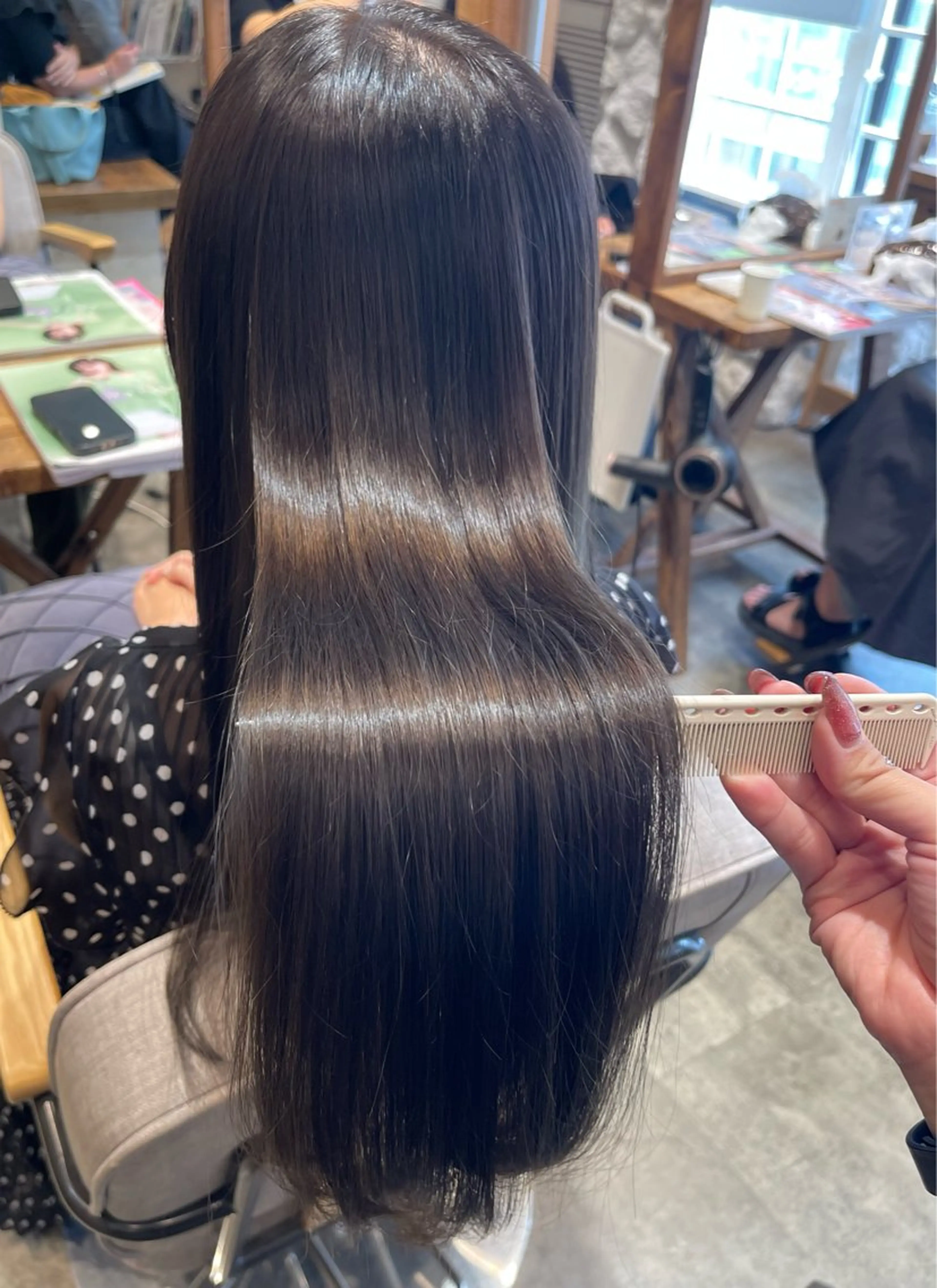 ロング 縮毛矯正 SALOWIN川崎WEST所属・💐【柔らか質感】 縮毛矯正MIKU💐のヘアスタイル