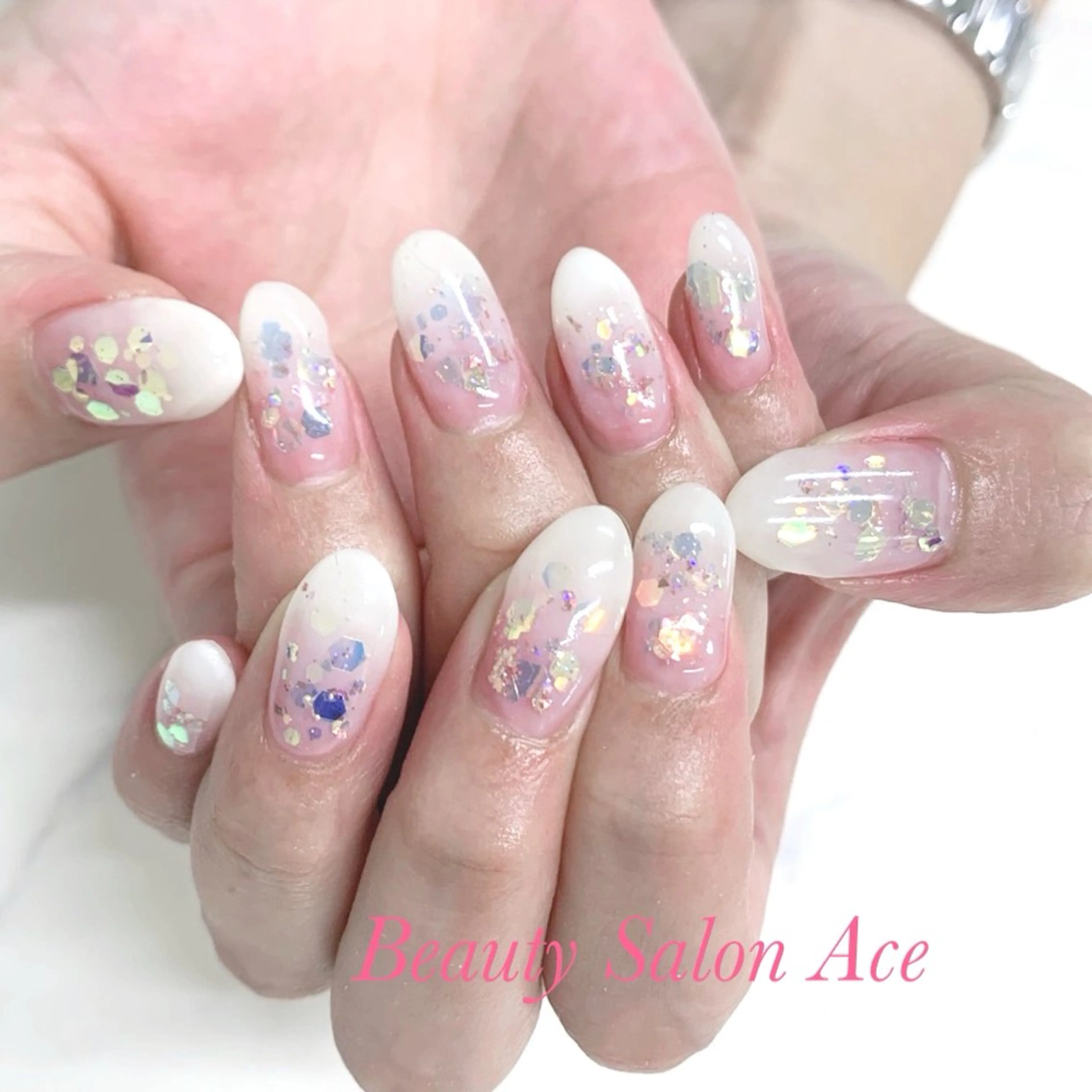 ネイル メンズネイル ニュアンスネイル ハンドネイル ハンドケア Beauty Salon Ace（ネイルサロン　エース）所属・池袋フィルイン Ace♡長さだしのネイルデザイン