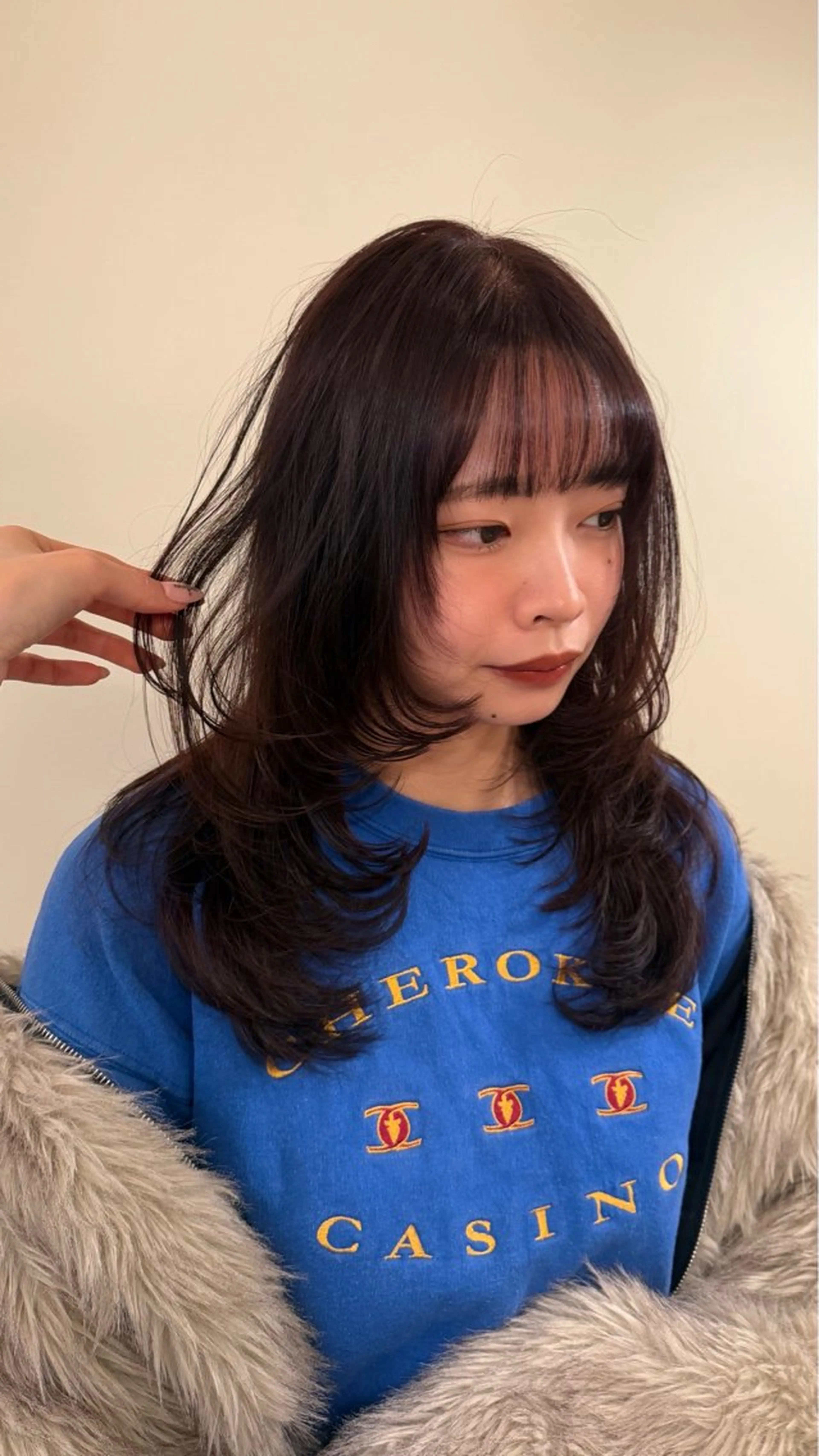 カラー ヘアカラー ピエドプール NINAのヘアスタイル