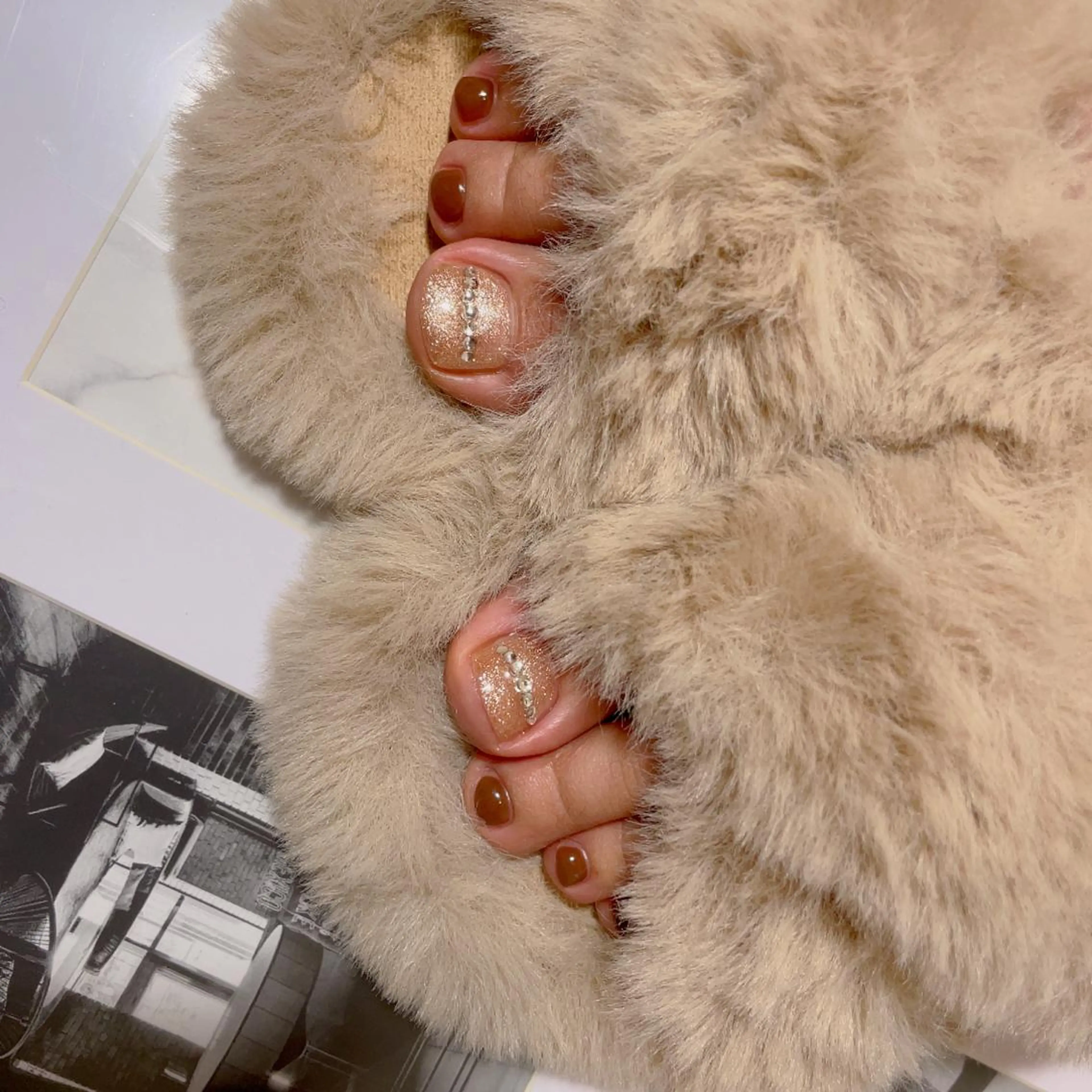 ネイル フットネイル 南野 由希のネイルデザイン