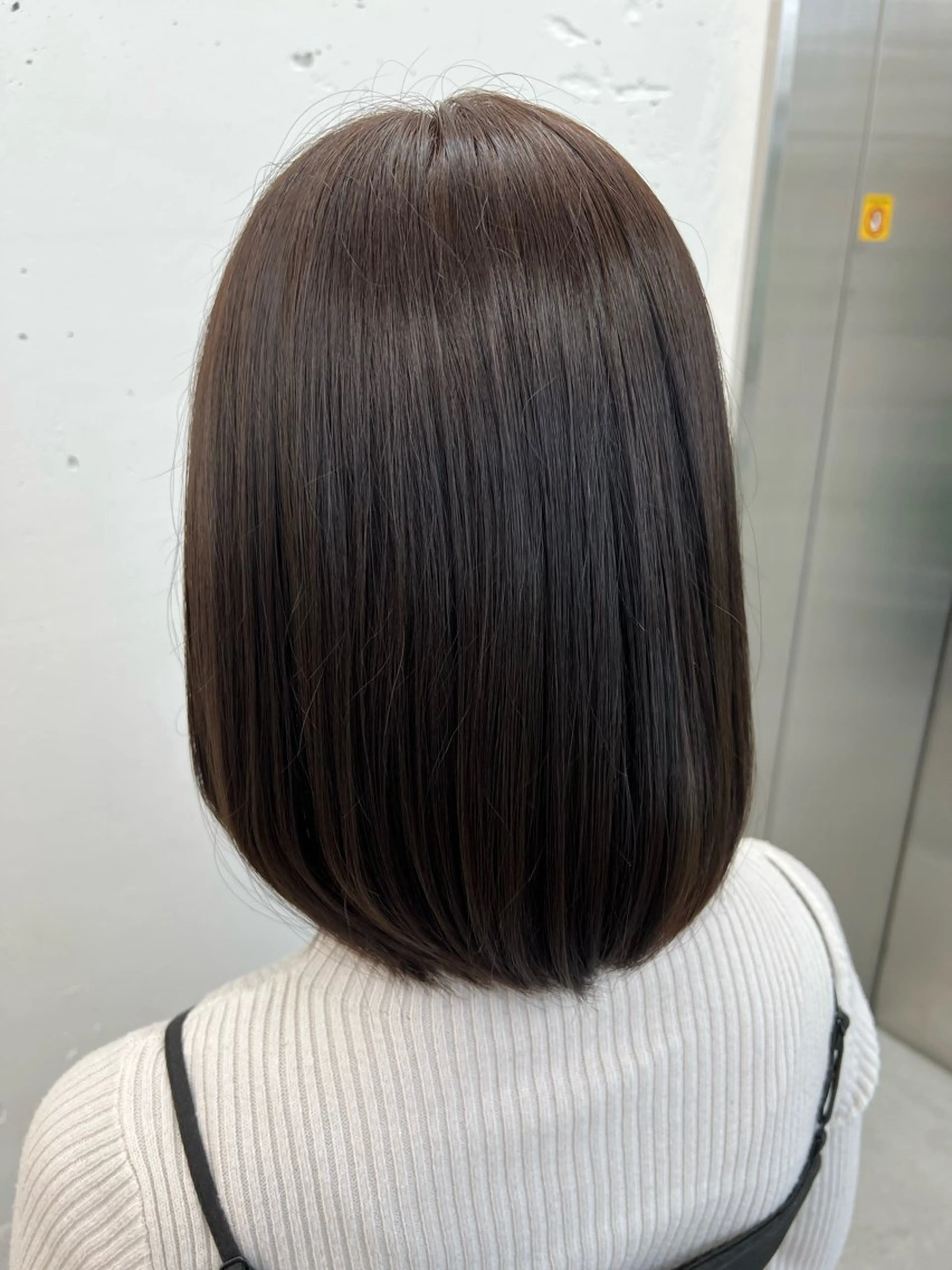 ミディアム カラー アッシュ 透明感カラー ダークアッシュ ヘアカラー あすか JILLSTUDIOのヘアスタイル