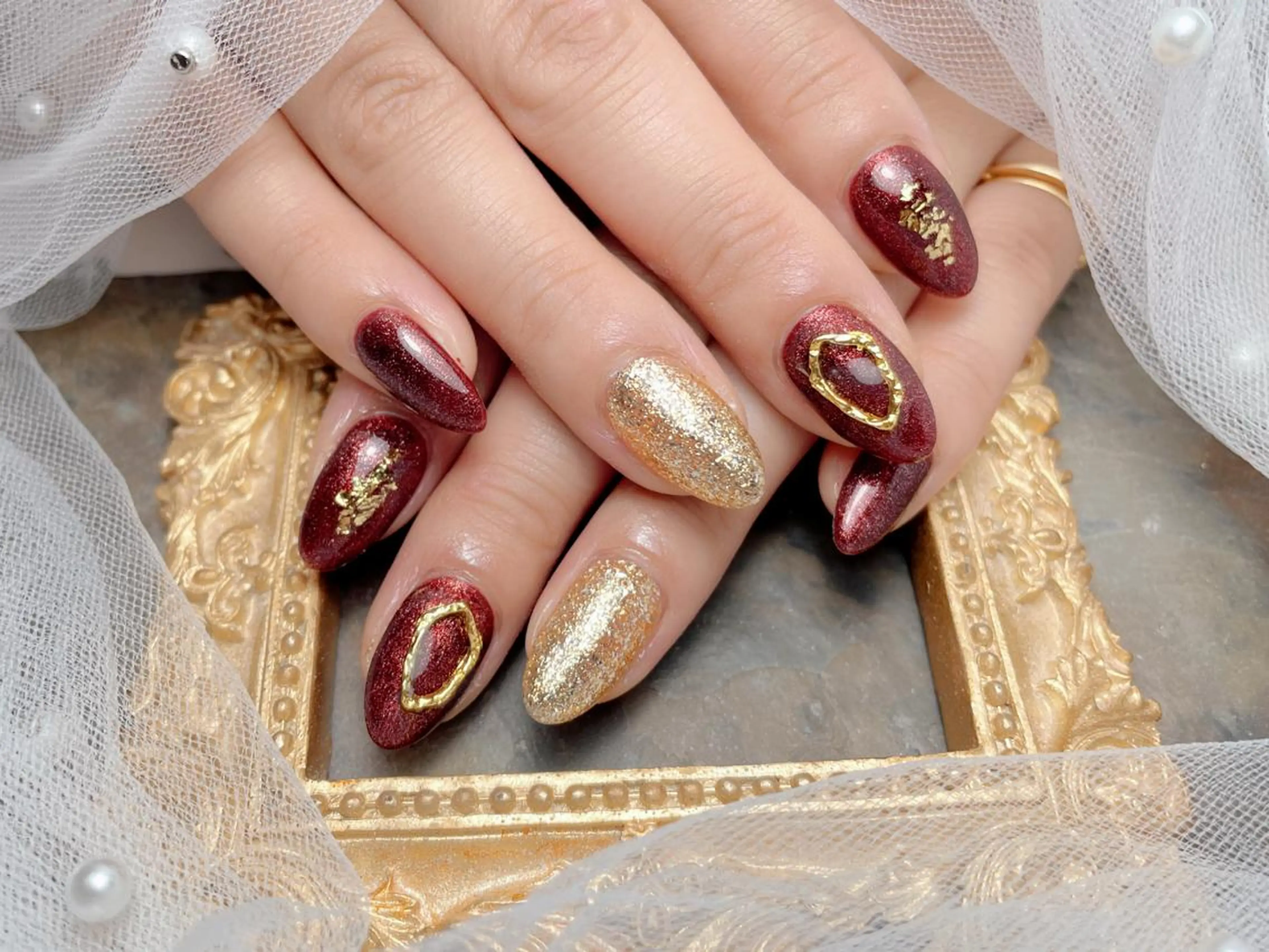 ネイル ハンドネイル マジックミラー所属・マジック ミラーのネイルデザイン