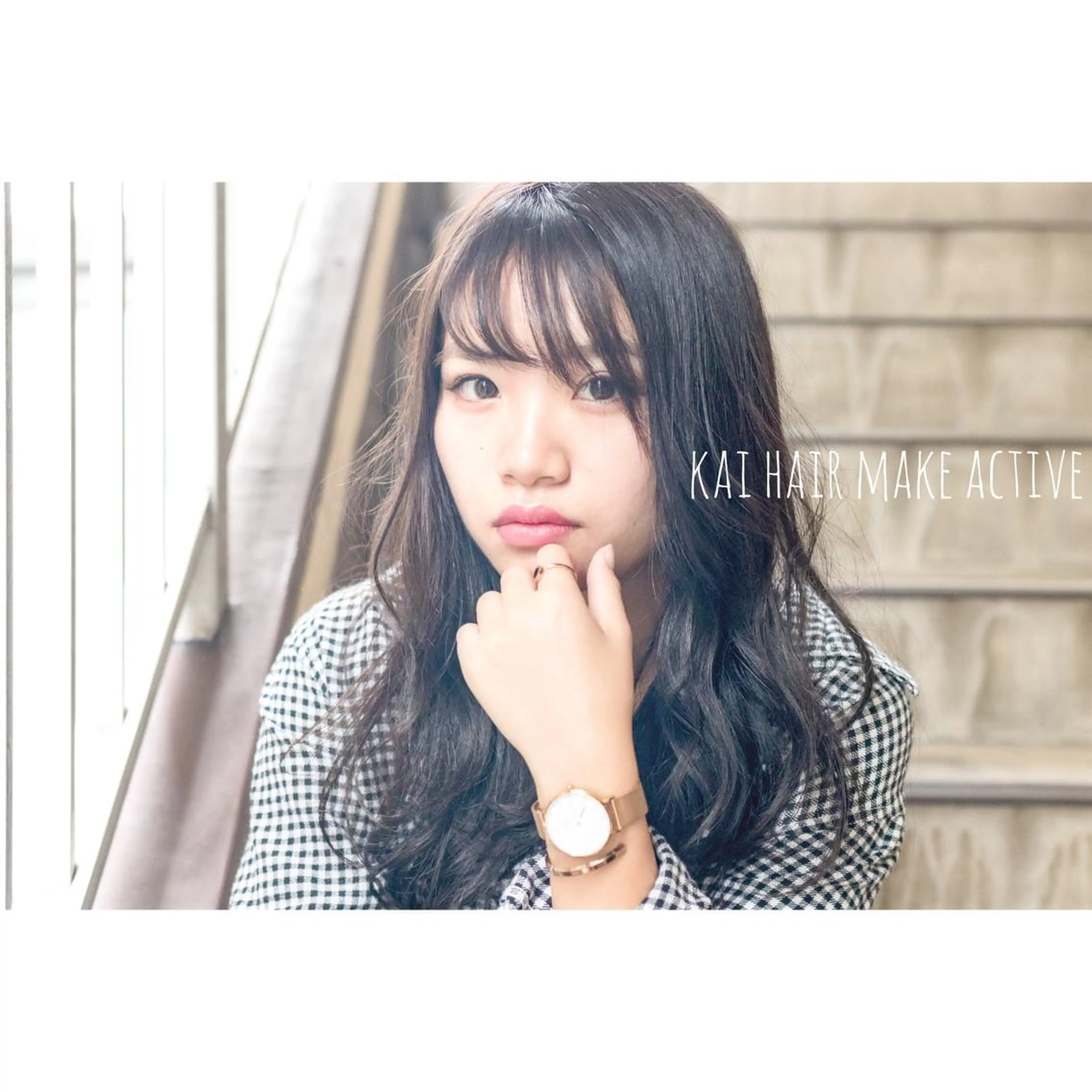 デジタルパーマ+外国人風イルミナカラー+「骨格に合わせた」 カット + 2ステップトリートメント+マイクロバブルの写真