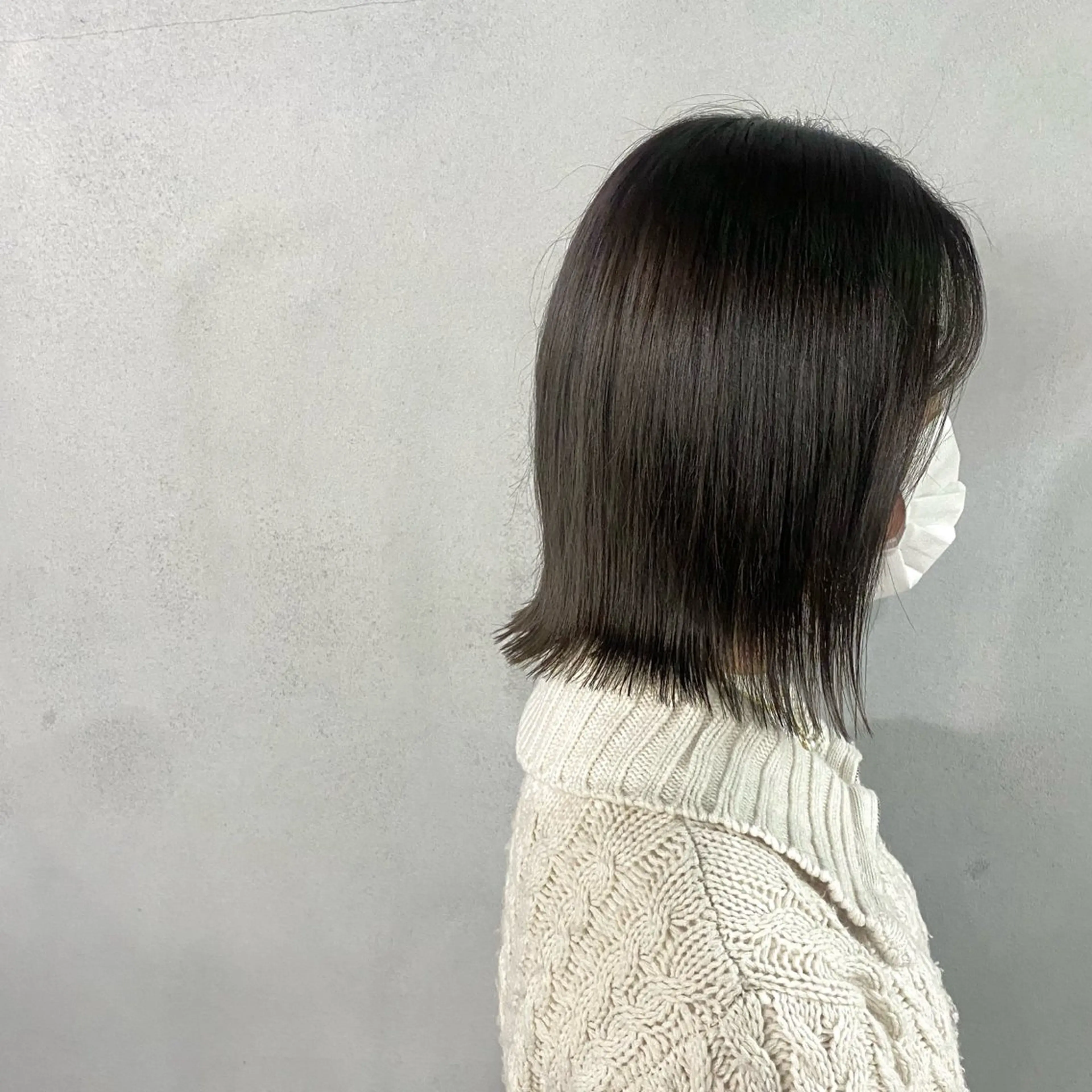 ショート カラー グレージュ ボブ カット ヘアカラー #tag 佐藤璃美のヘアスタイル