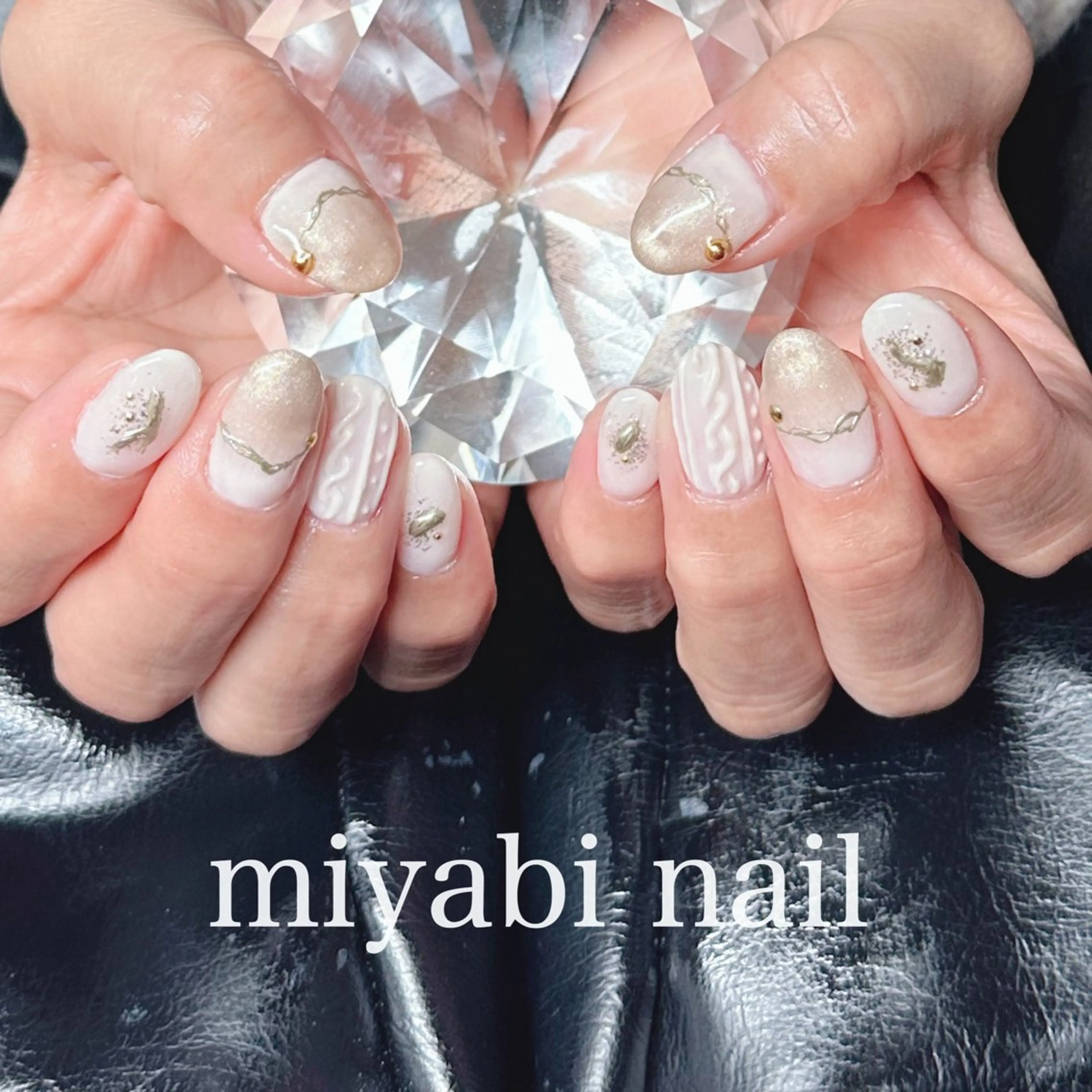 ネイル ハンドネイル miyabi nail 桂川駅近くのネイルデザイン