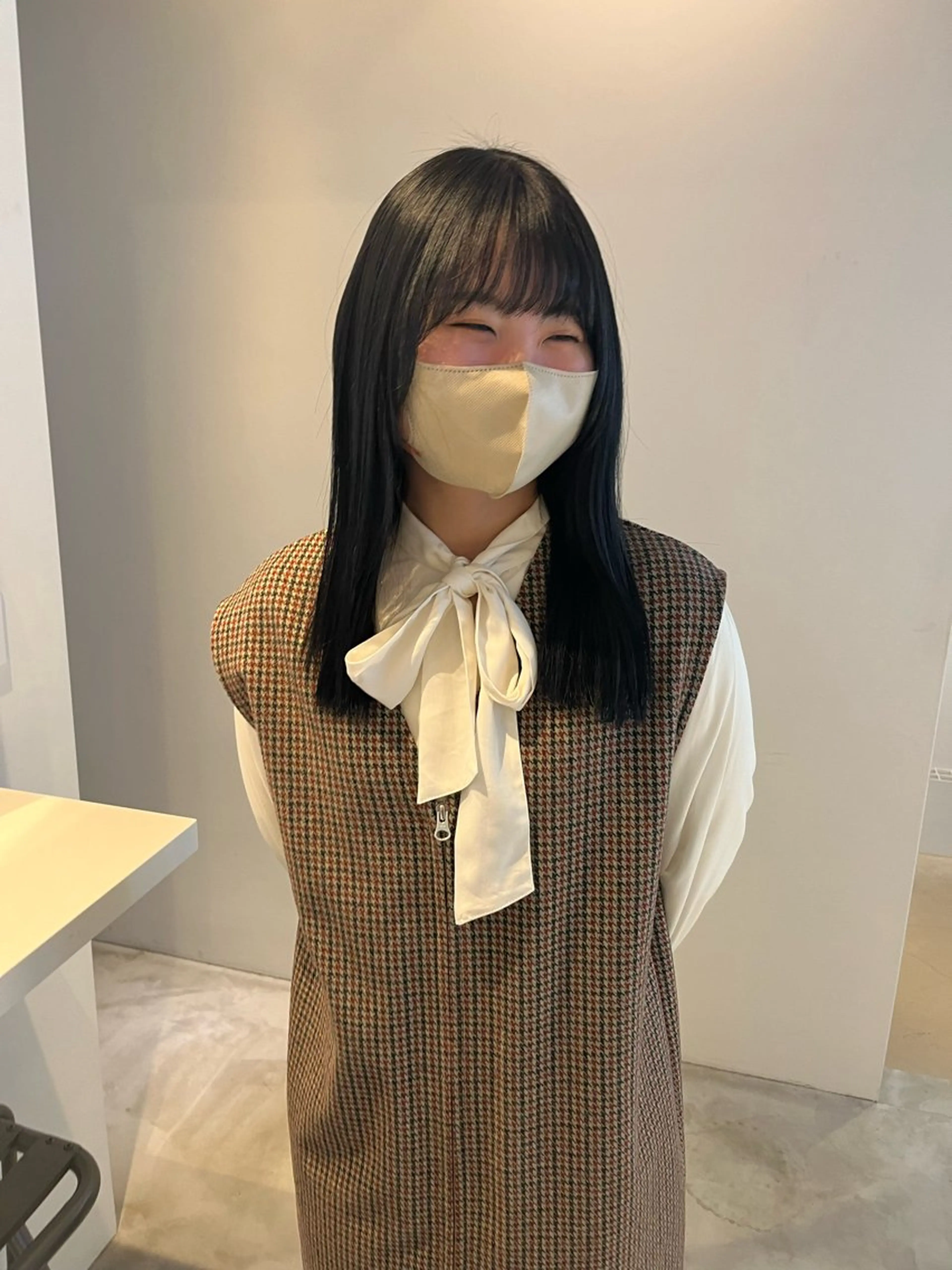 セミロング ALLYS 渋谷店所属・最高級の艶のある カラーmei🎨のヘアスタイル