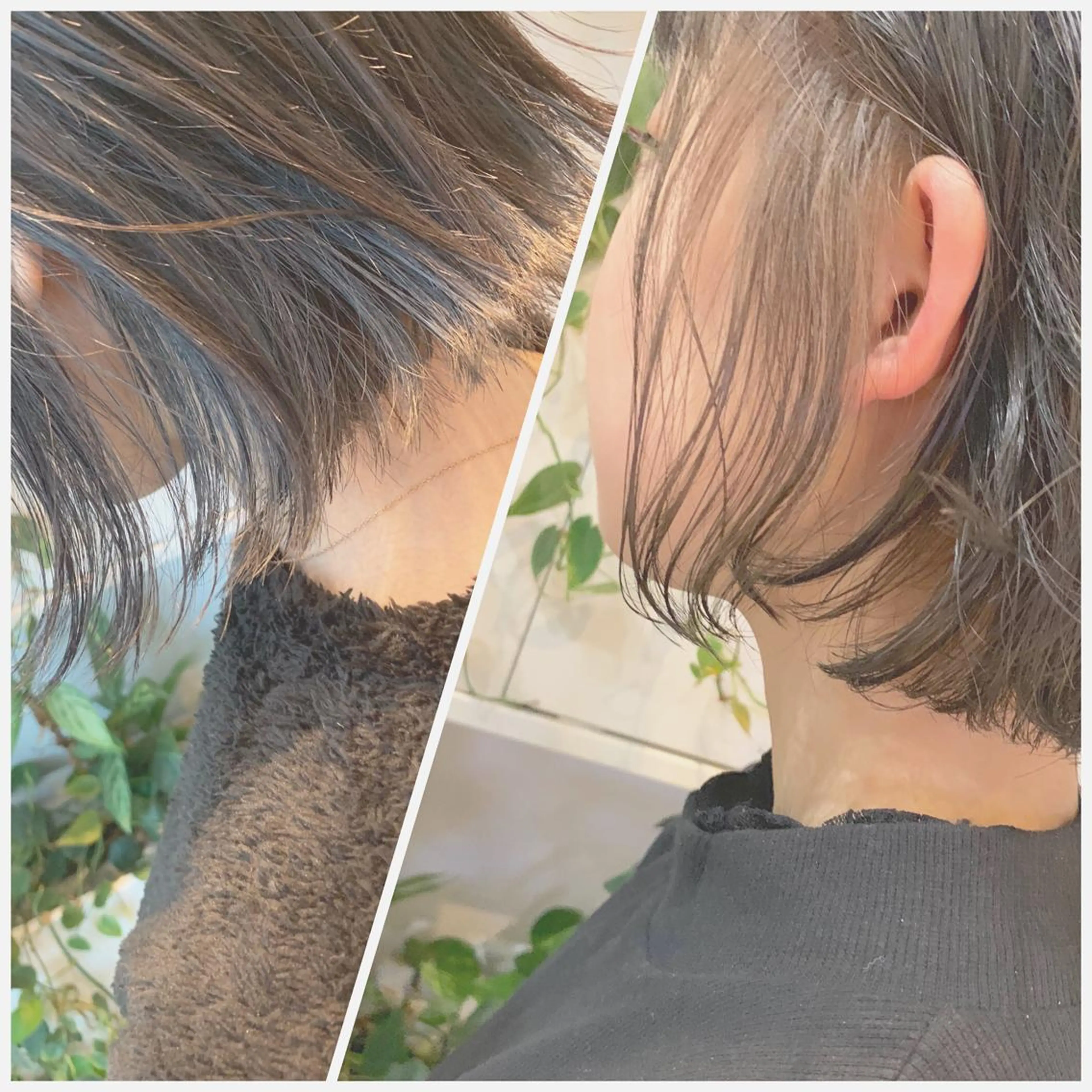 ミディアム カラー ヘアカラー トリートメント 東北No.1完全個室 💐梶谷社長のヘアスタイル