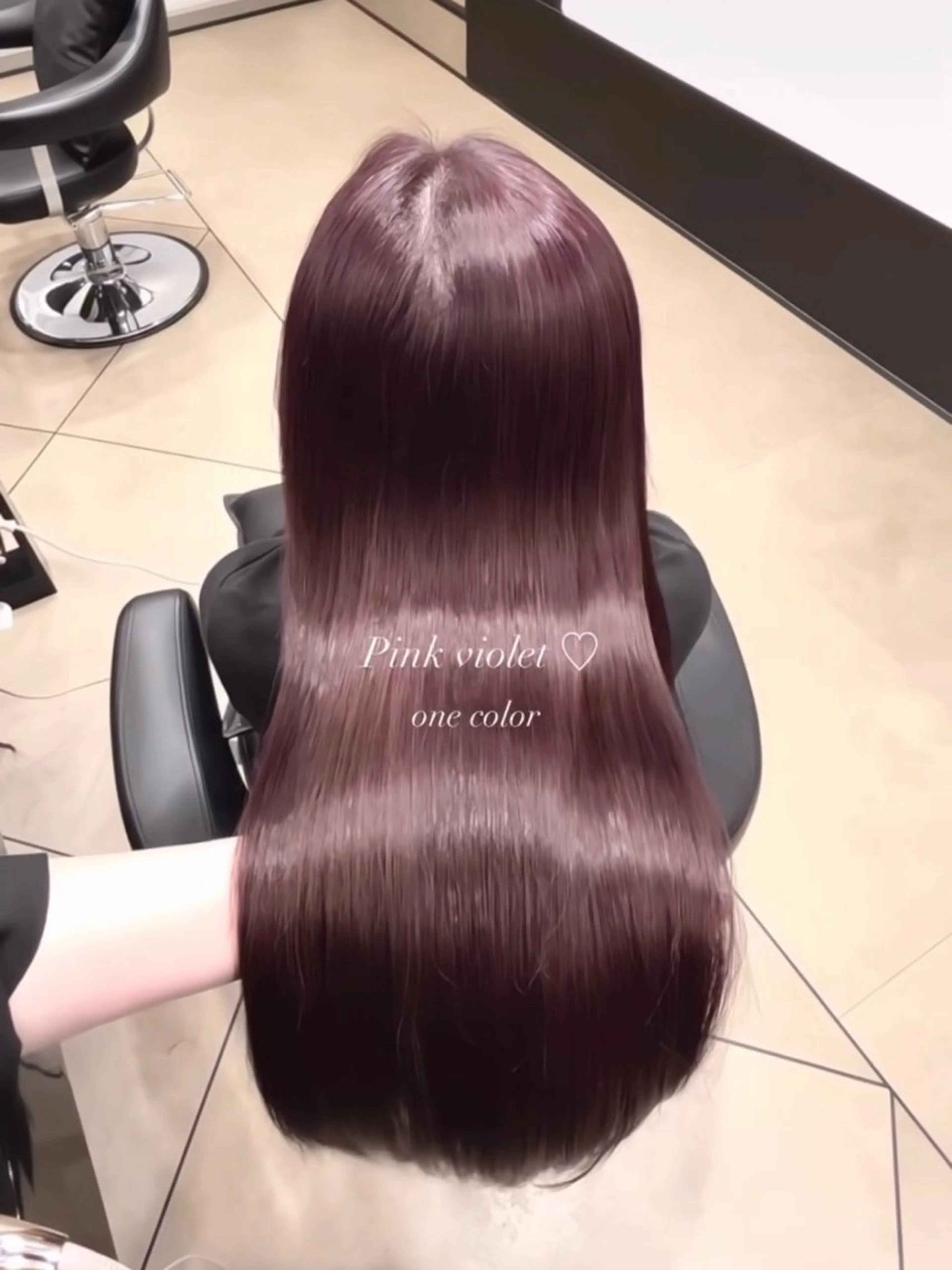 ロング カラー ヘアカラー ura♡‎/茶屋町 /ショート/ボブのヘアスタイル