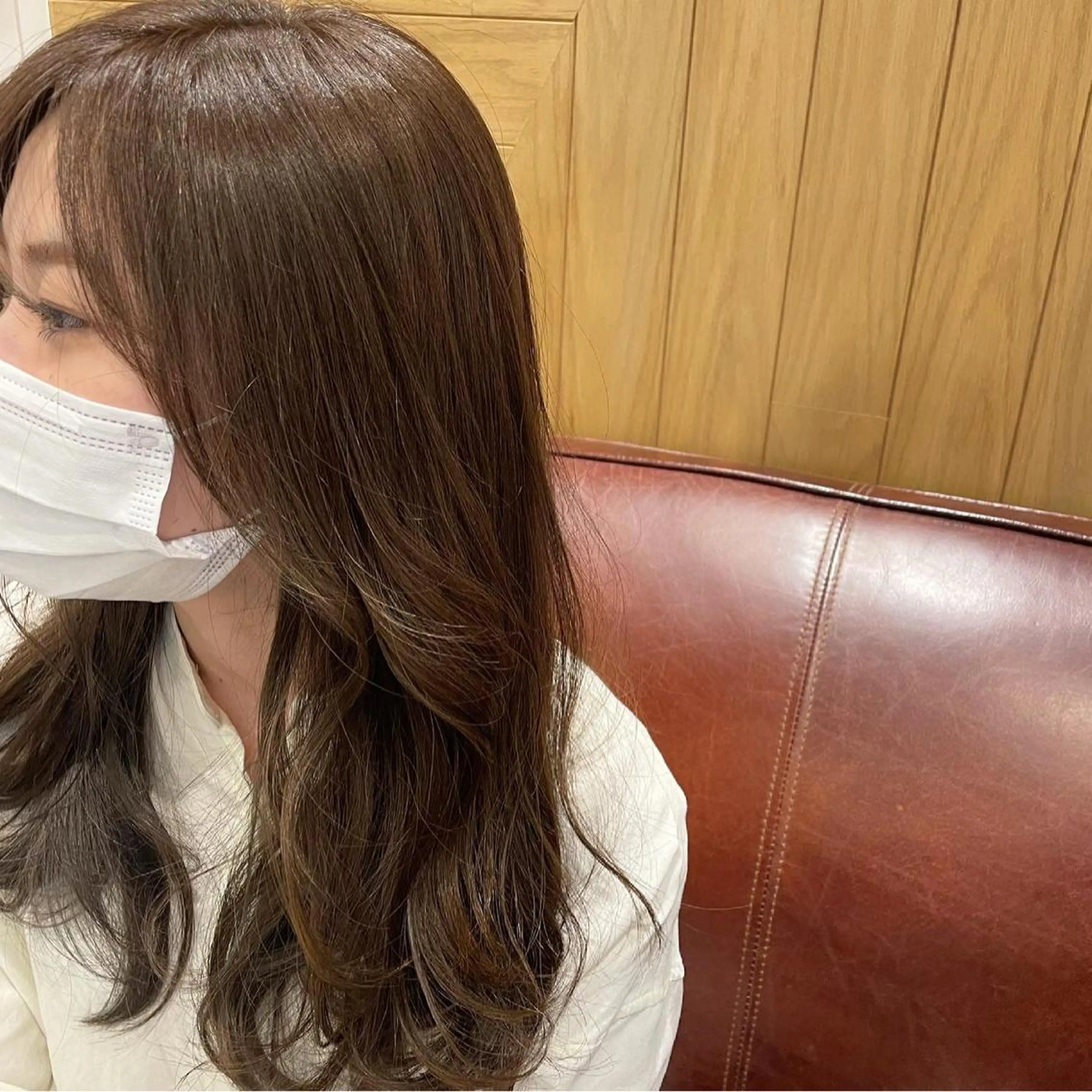 セミロング カラー カット ヘアカラー 鈴村 大介のヘアスタイル