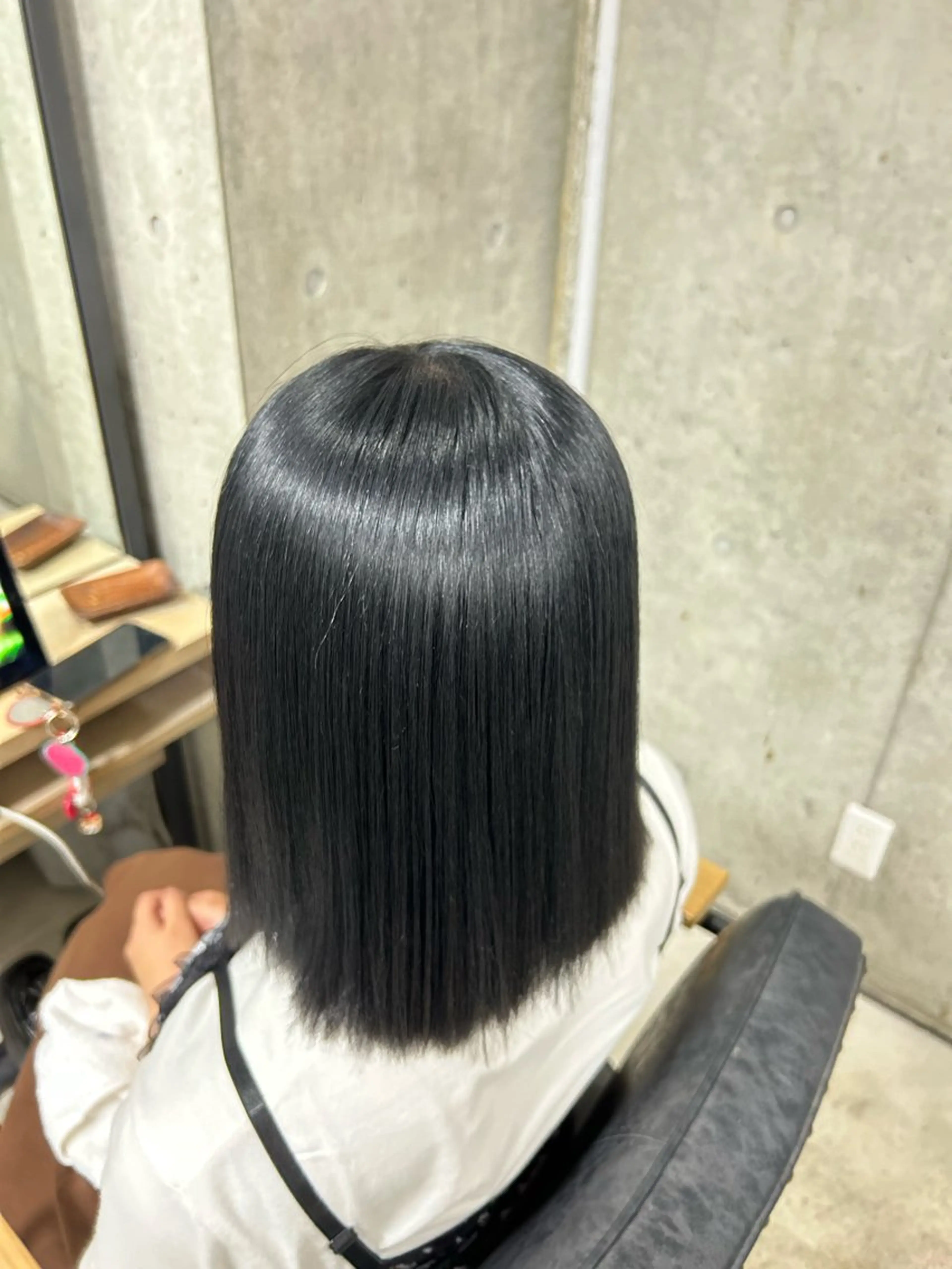 ミディアム カラー ヘアカラー 林奏良 髪質改善/ハイトーンのヘアスタイル