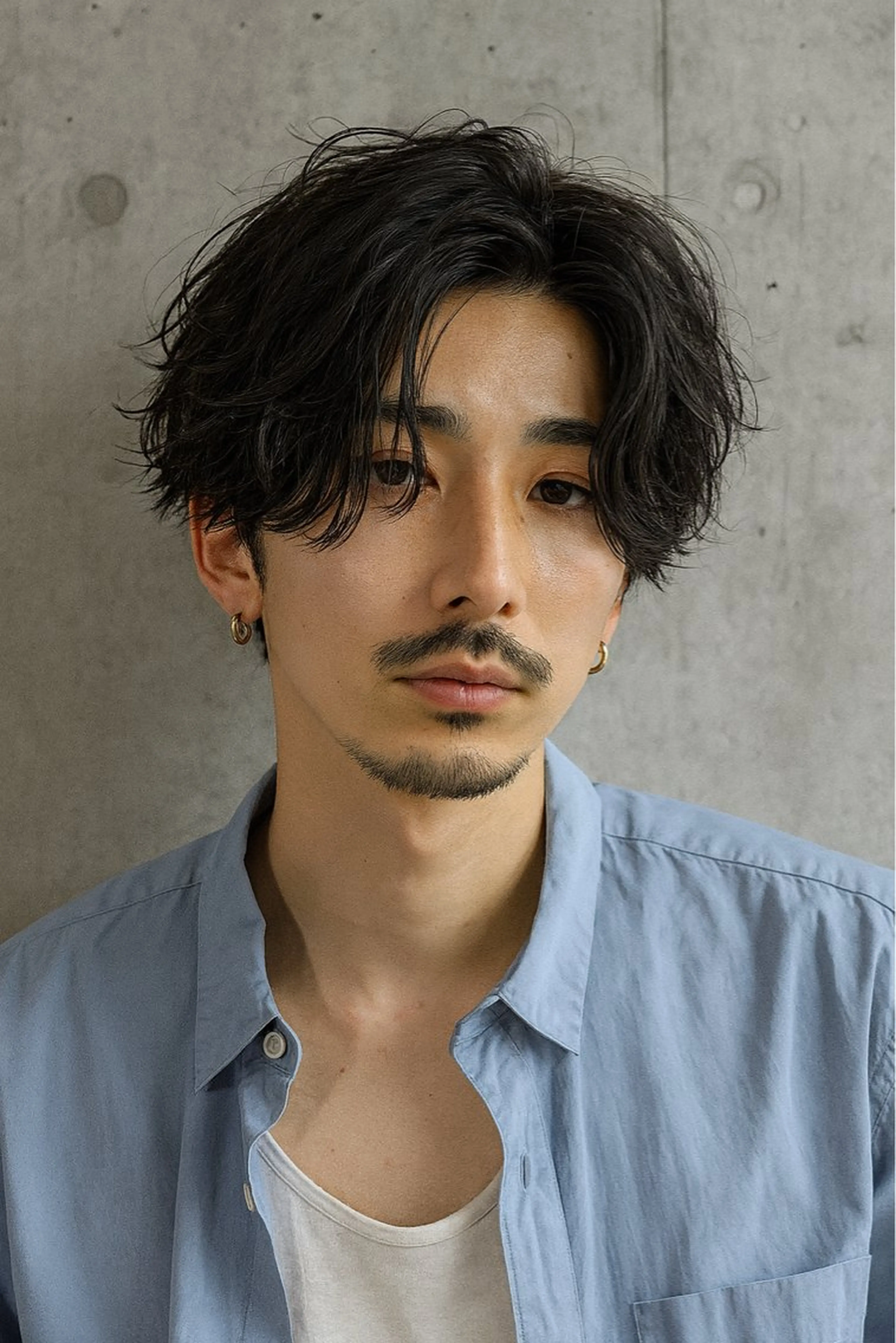 ショート パーマ メンズ パーマ MEN'S SEEK所属・石井 圭祐のヘアスタイル