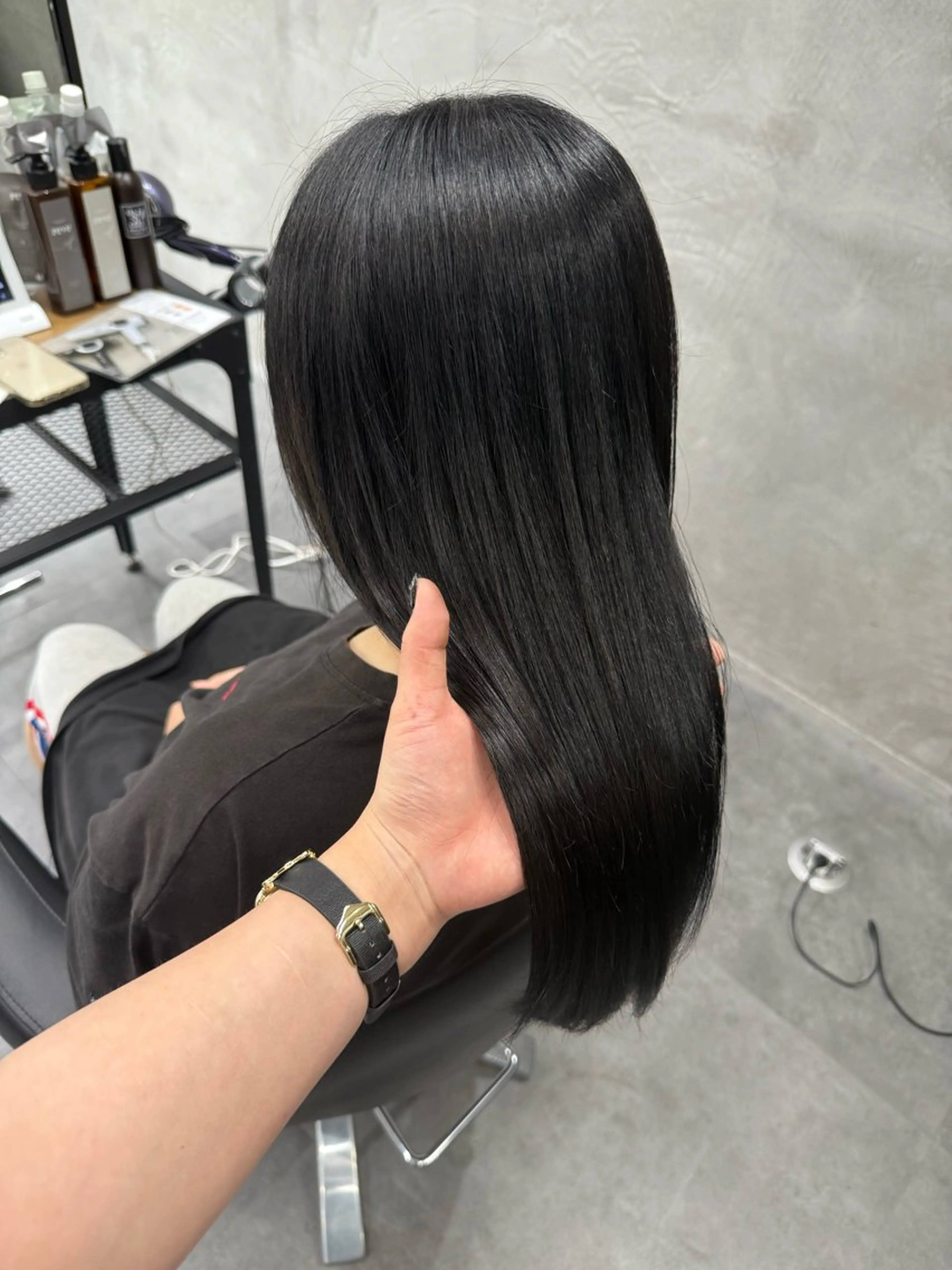 セミロング オルソーヘアー所属・mako /カラーモデル募集中のヘアスタイル