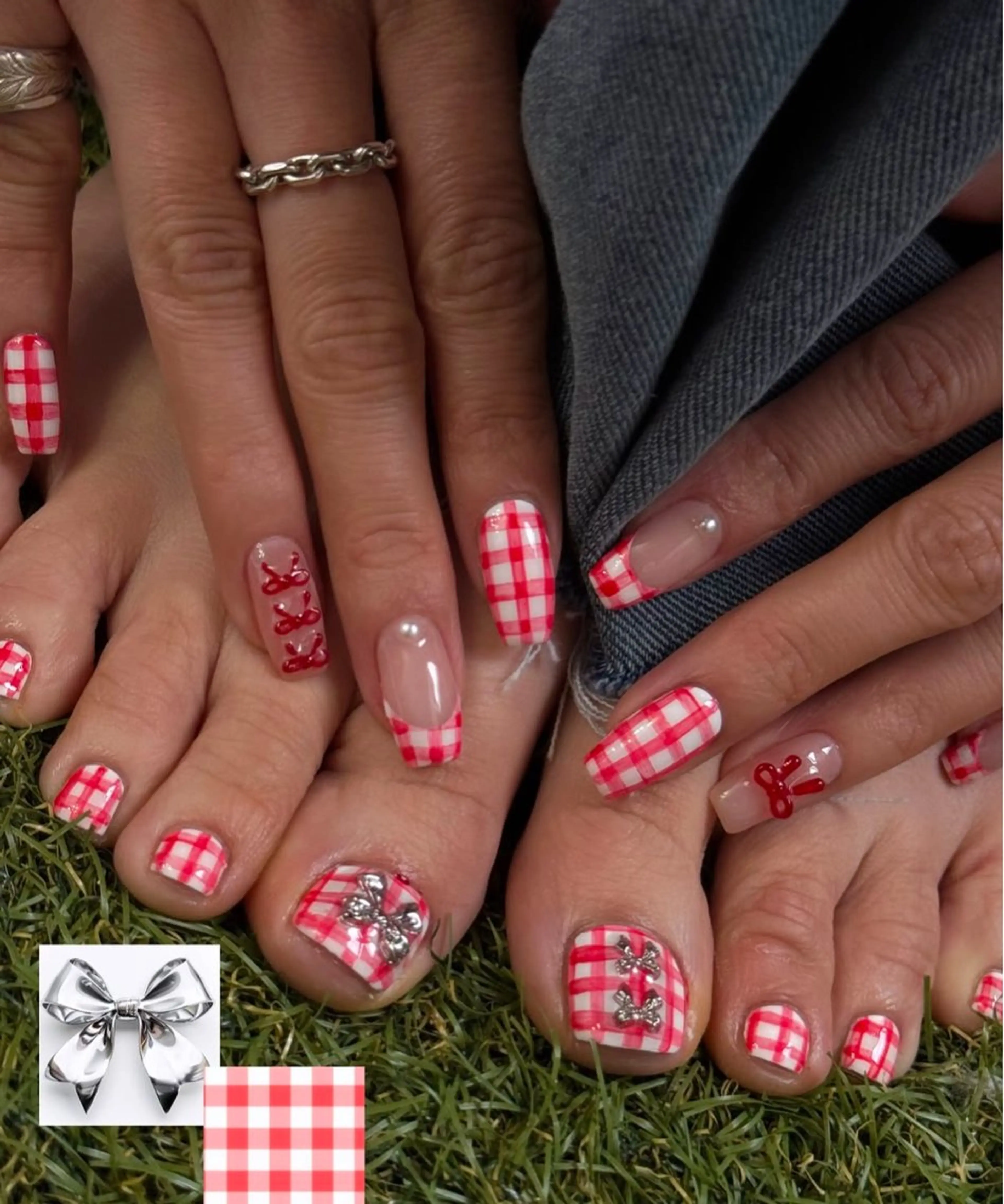 ネイル アートネイル オーロラネイル チークネイル フレンチネイル ガラスフレンチ ハンドネイル 🎀🎀YooLi Nail Salonのネイルデザイン