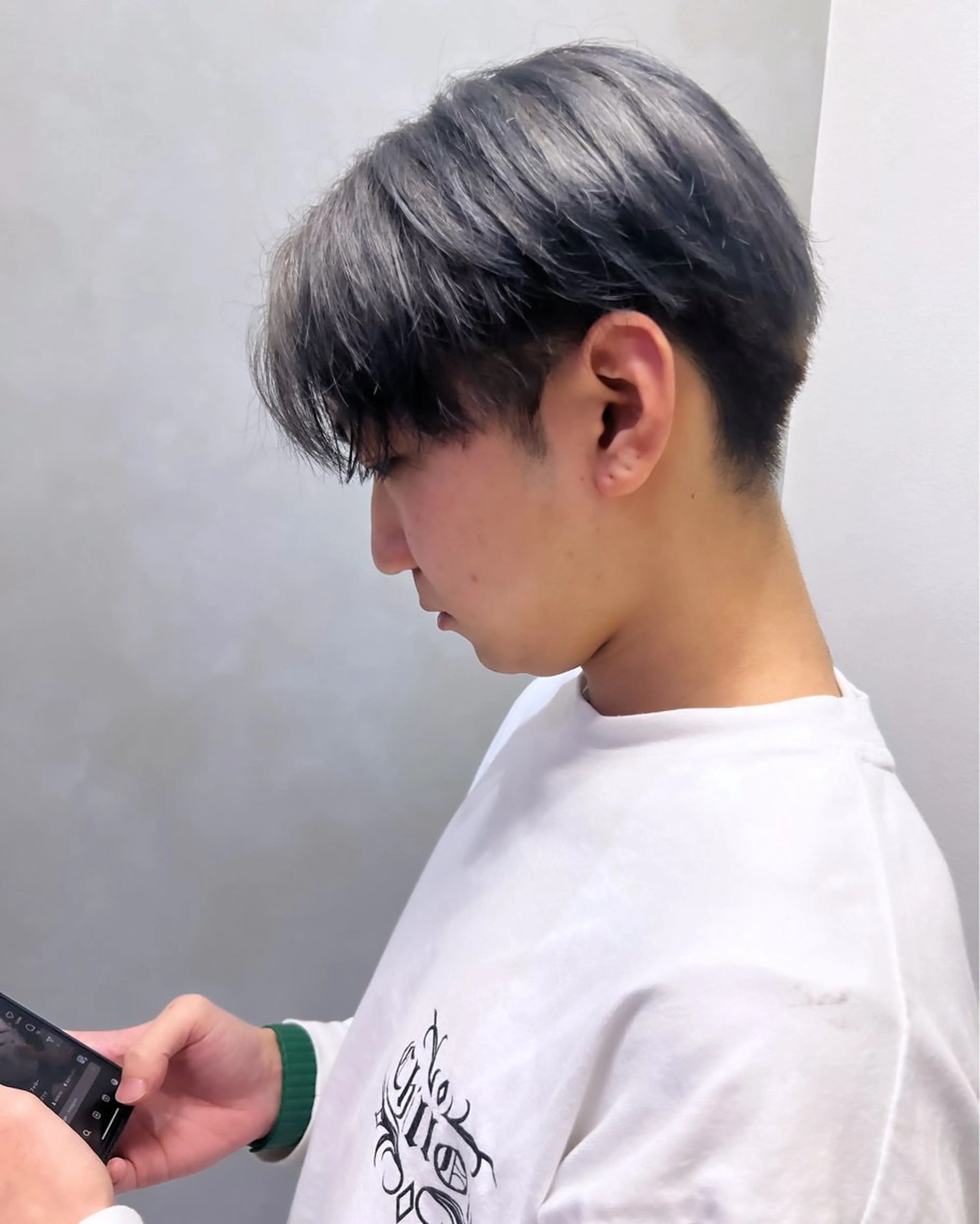 カラー 赤み消しカラー✳️ 井上明日翔💫のヘアスタイル