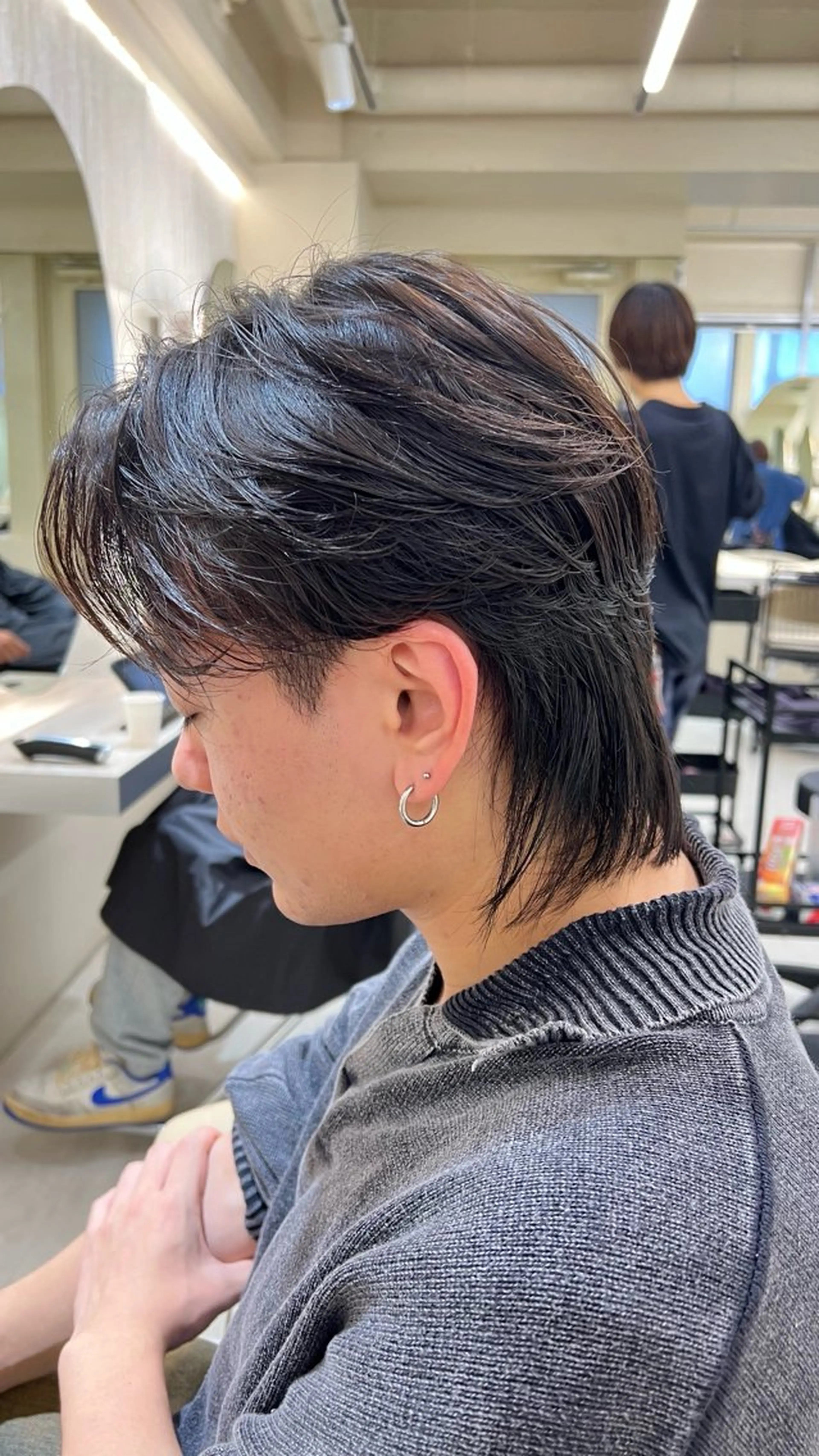 メンズ スパイキーショート/ センターパート/奈菜のヘアスタイル