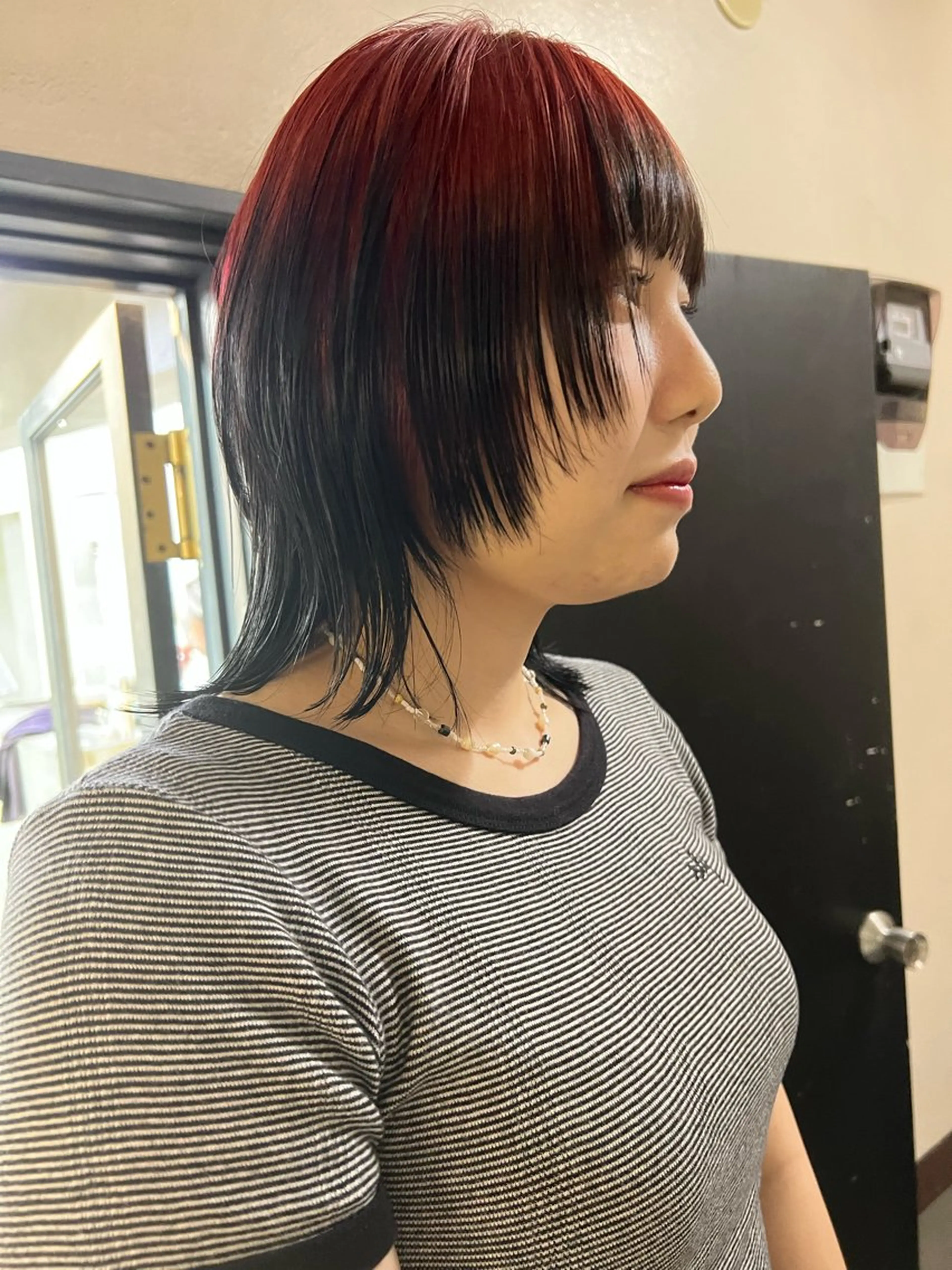 ミディアム カット ヘアカラー トリートメント 東のりか/ハイトーン ブリーチカラー/ボブのヘアスタイル