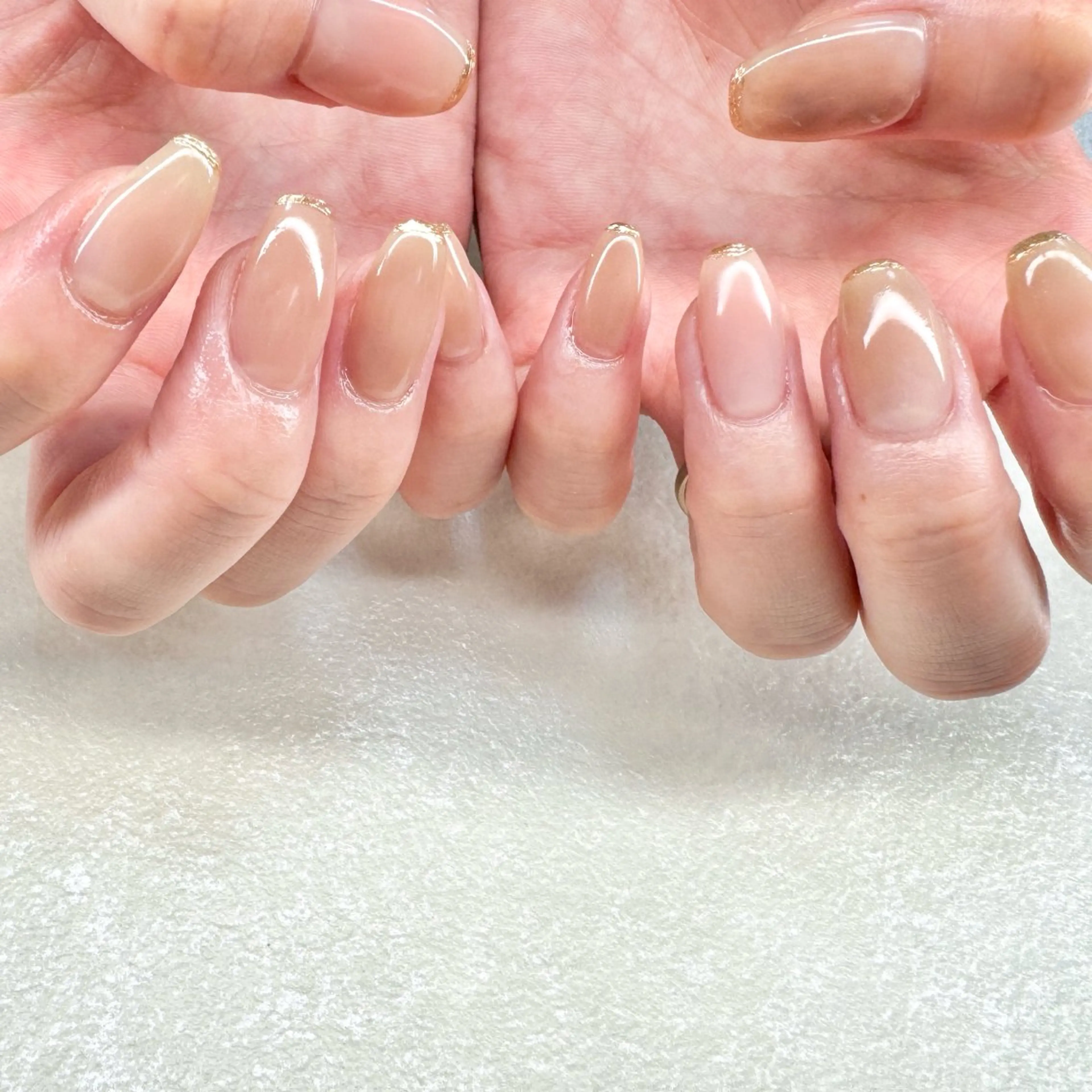 ネイル ニュアンスネイル ハンドネイル pointillé .ayaのネイルデザイン