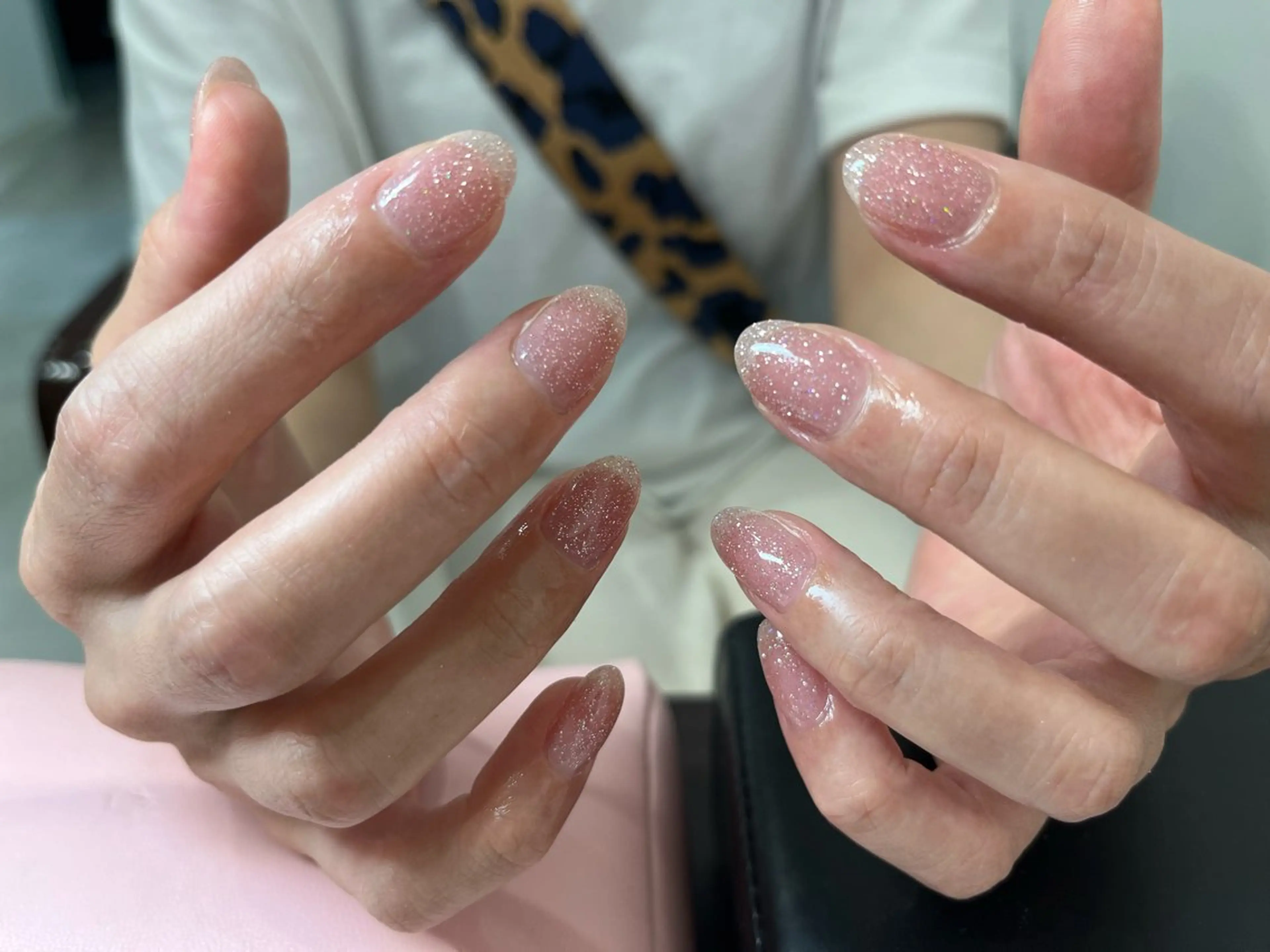 ネイル フラッシュネイル キラキラネイル ワンカラーネイル スウィートラヴィール所属・SweetRavir あゆみのネイルデザイン