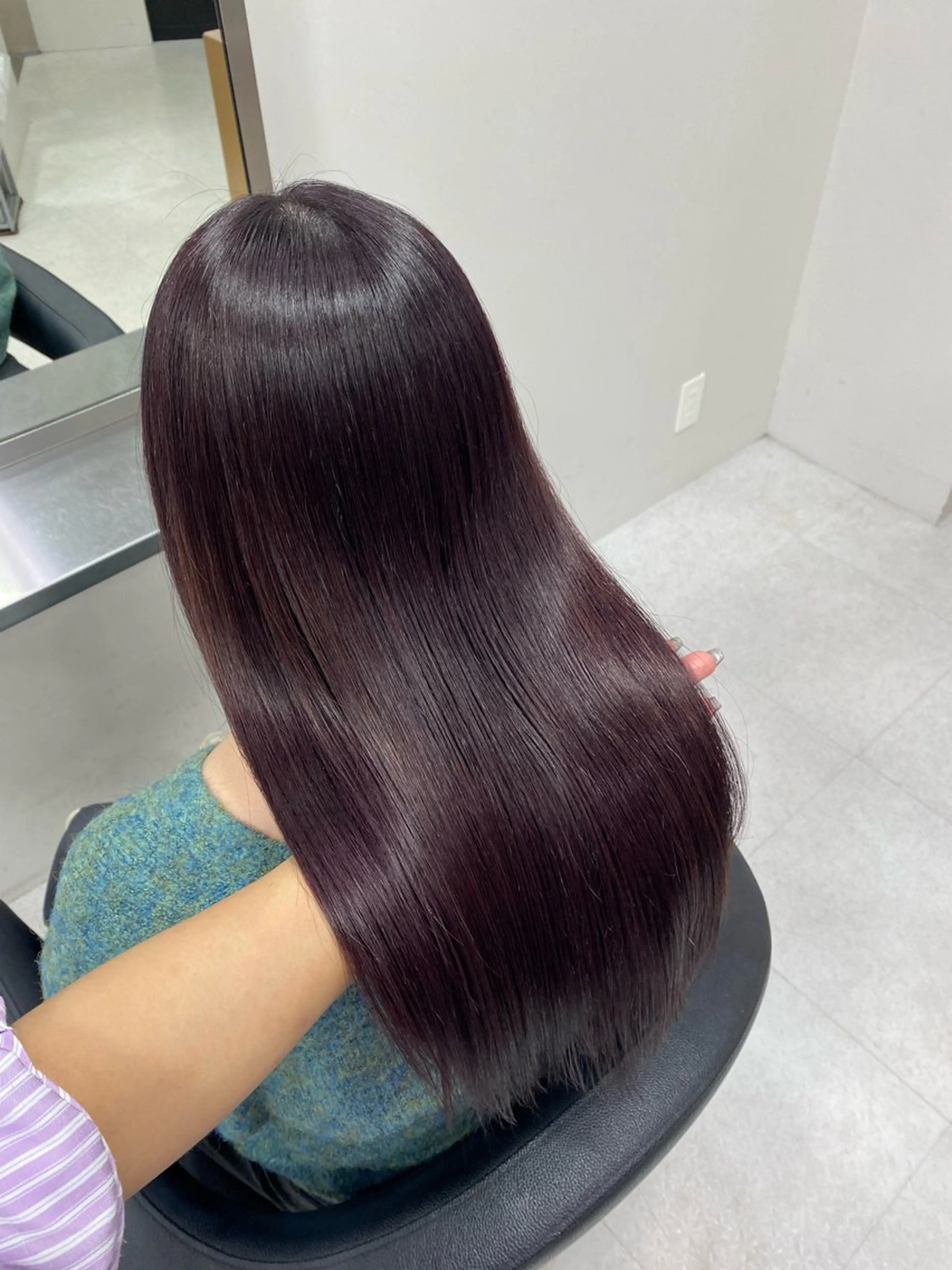 ロング カラー ラベンダーカラー ラベンダーピンク ピンクカラー カット ヘアカラー Beleza Era所属・韓国レイヤー/ 縮毛矯正🎀minaのヘアスタイル