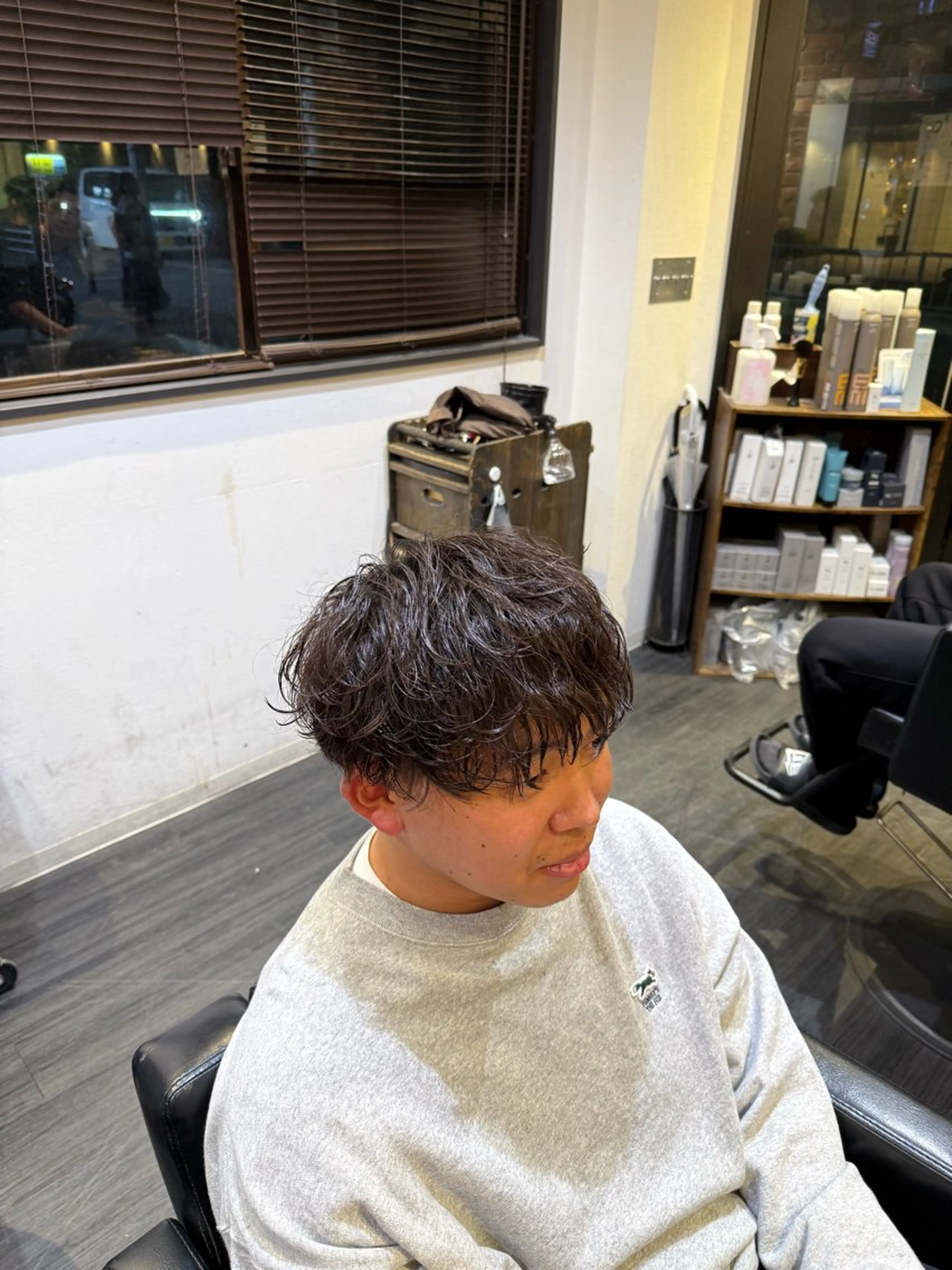 パーマ メンズ メンズパーマ 大谷 洸生のヘアスタイル