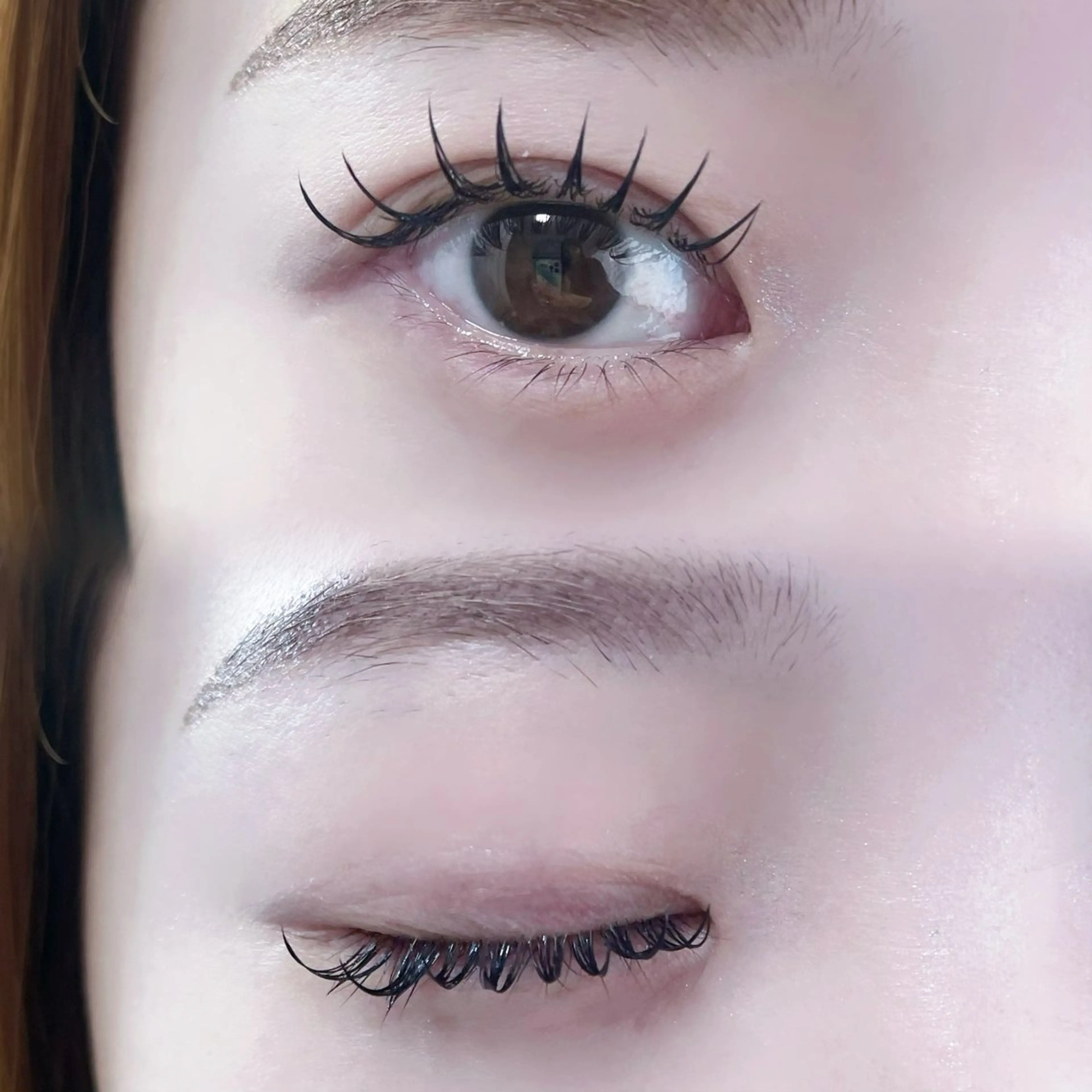 マツエク・マツパ フラットラッシュ YUKA 🍯のマツエク・マツパデザイン