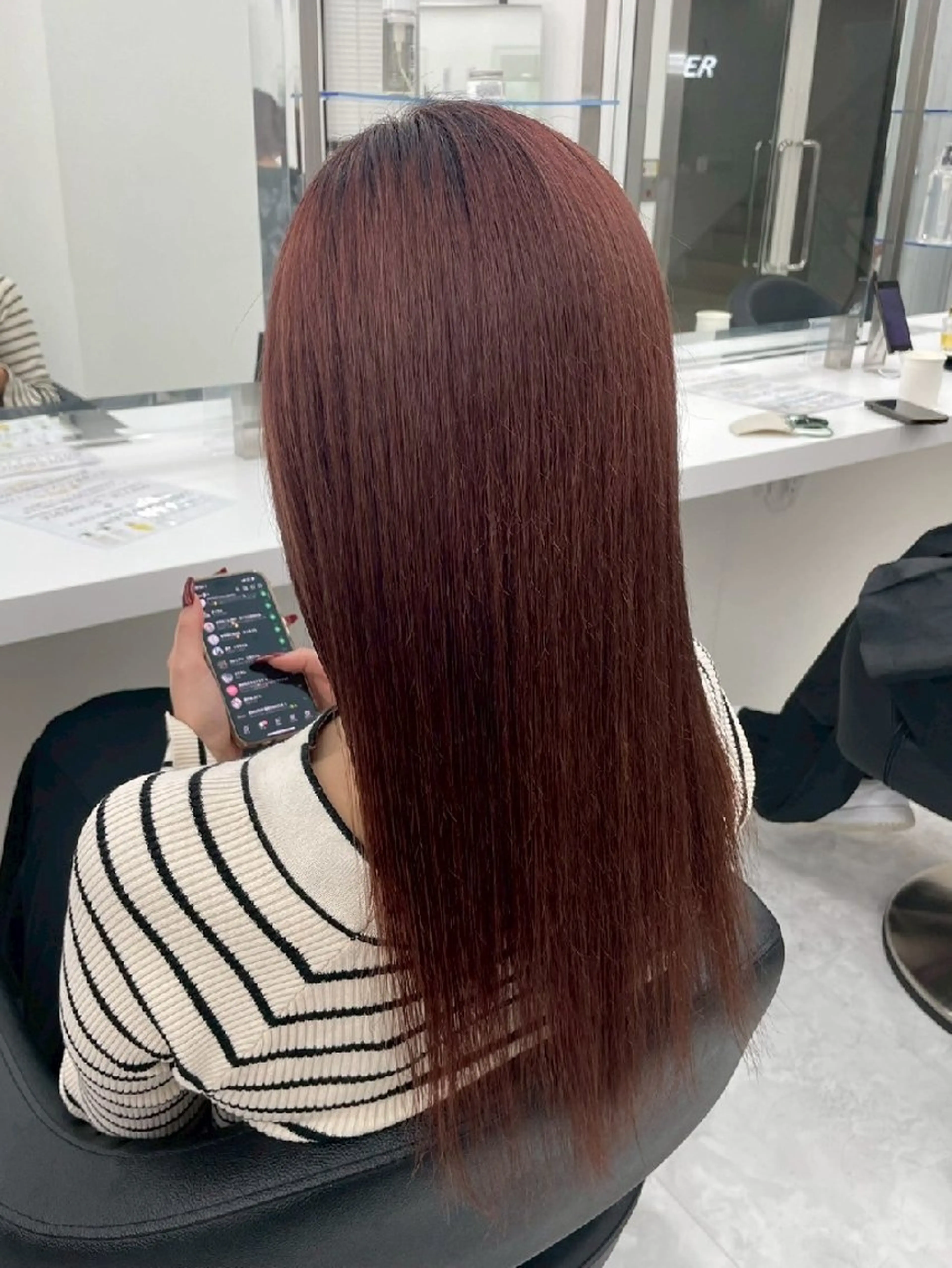 カラー ブリーチ ケアブリーチ 髪質改善 🍒renka🍒 ボブ/ショート/暖色のヘアスタイル