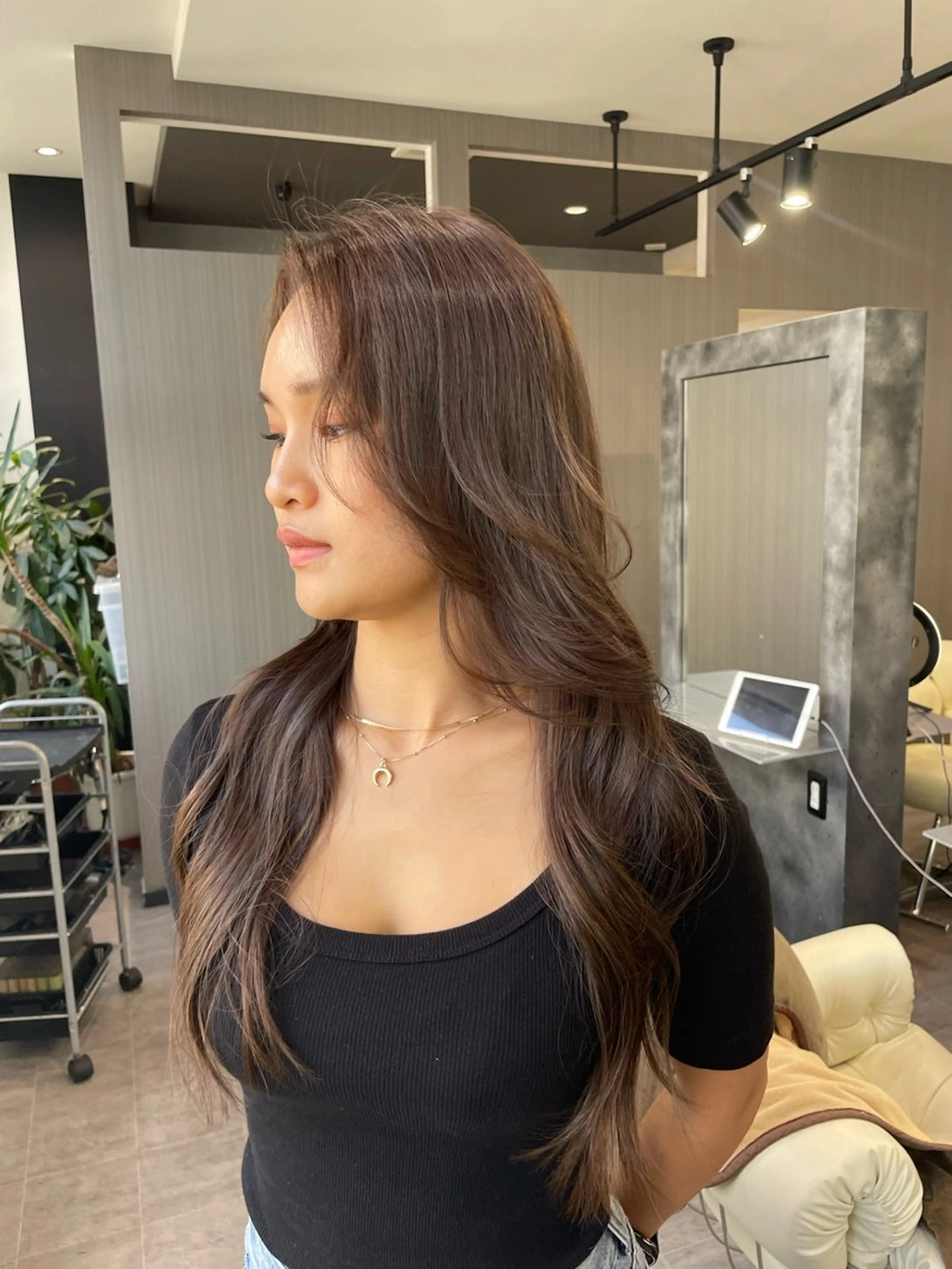 ロング Merlyosaka所属・Merlyosaka 早川未来のヘアスタイル
