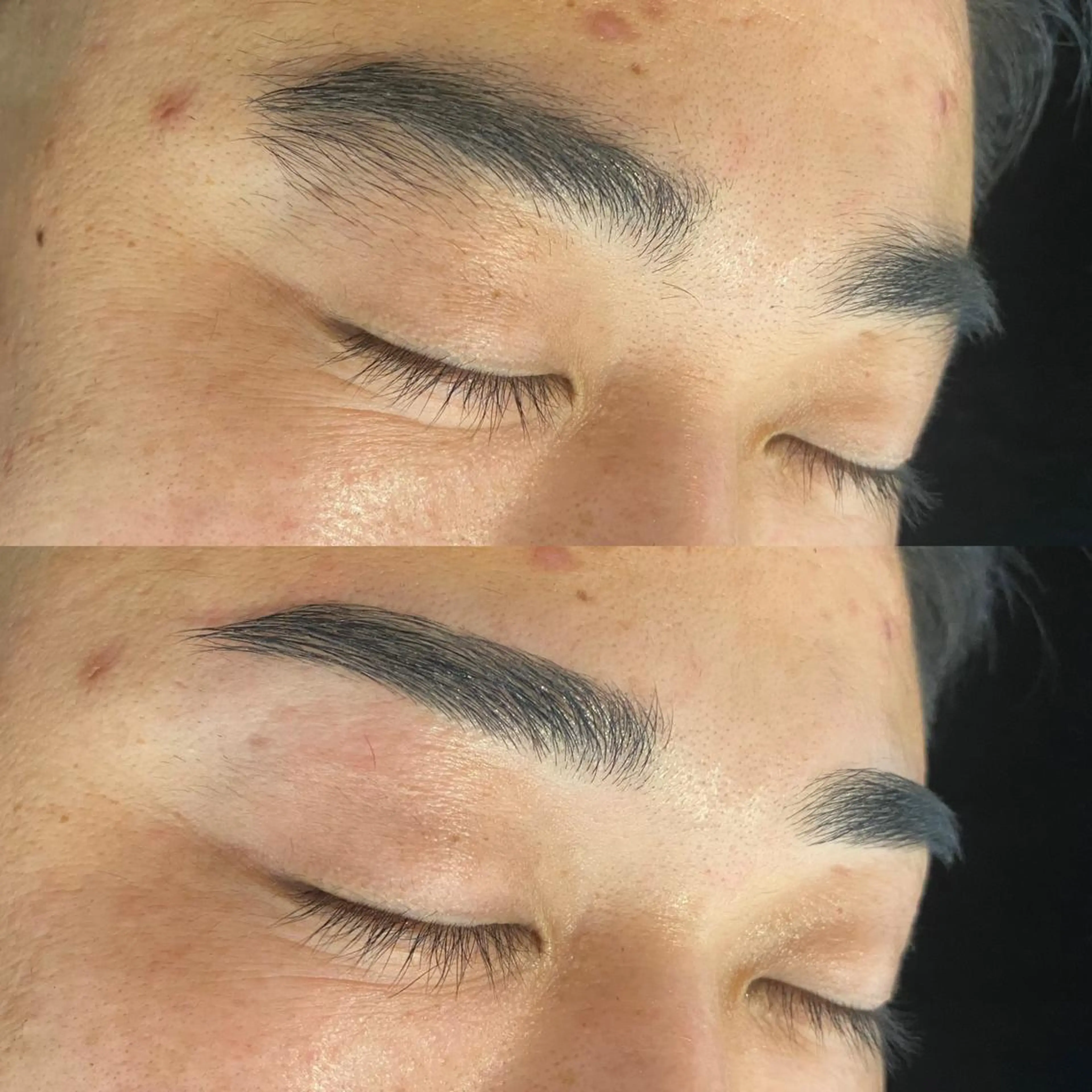 500円OFF!!ヘアカット＋眉ワックス🪶メンズも利用可能!!!鎮静フェイスマスク付き🫧の写真