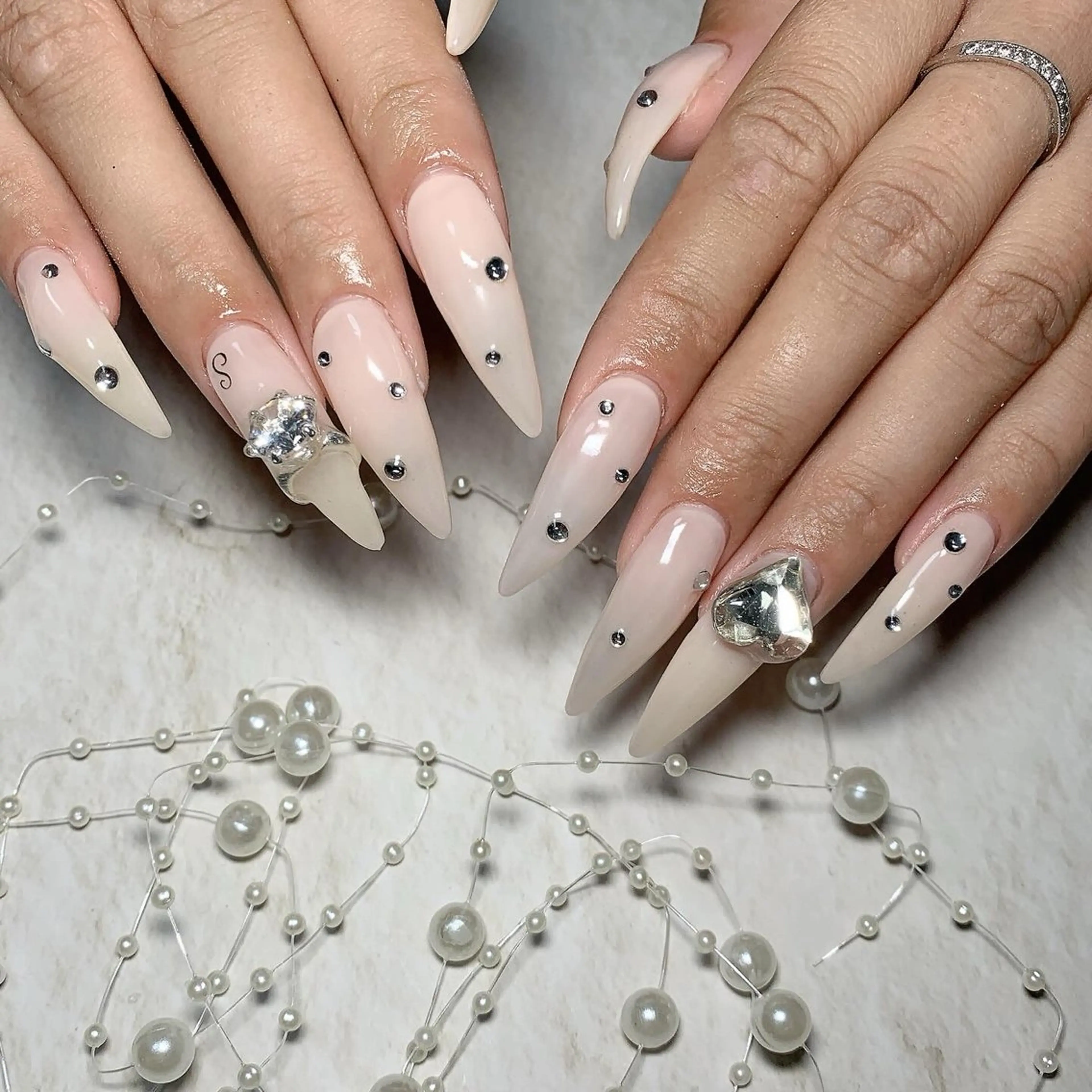 スカルプ10本✨シンプル10本デザイン💅の写真