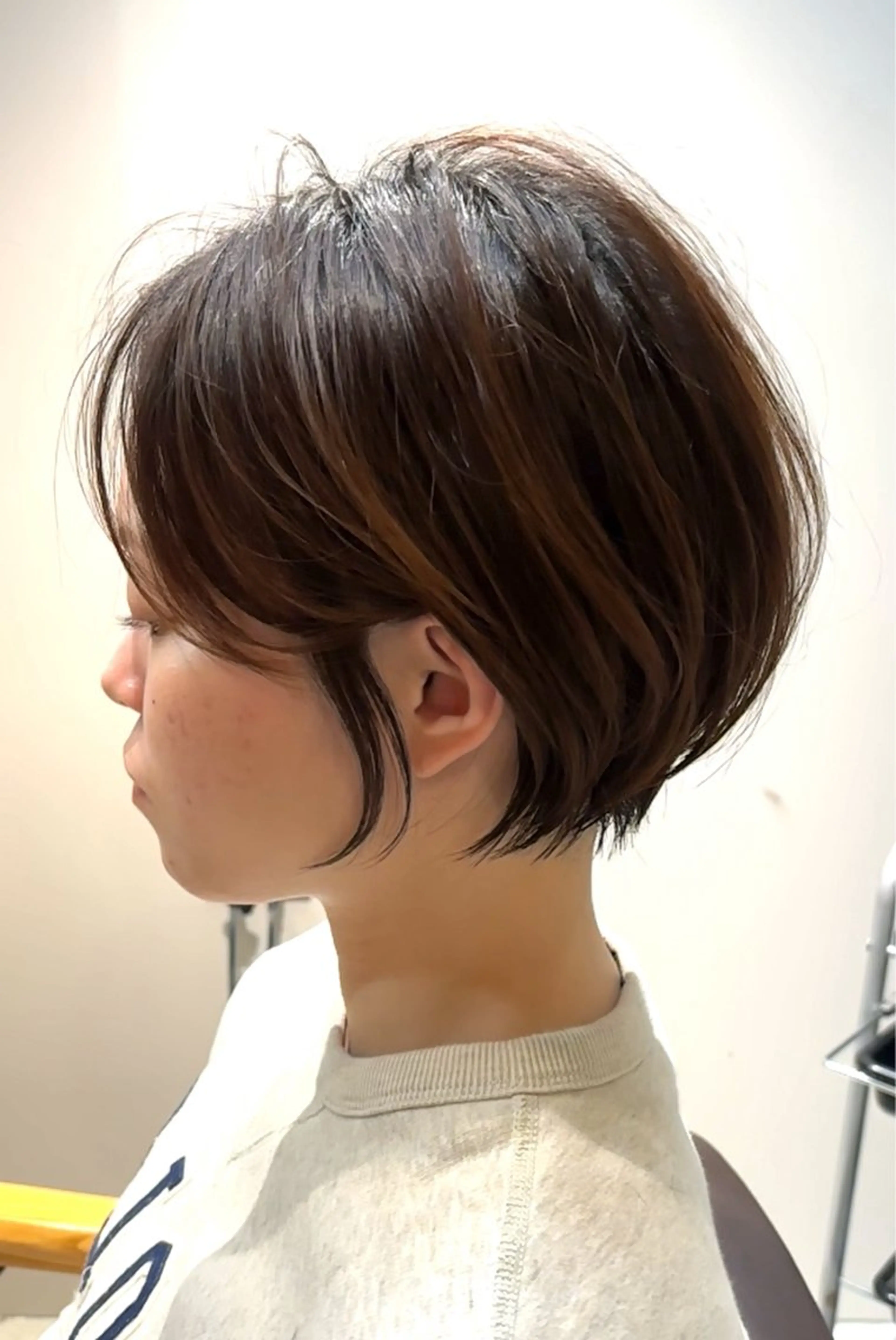 ショート ショートボブ ハンサムショート 丸みショート ボブ くびれヘア HARUKI  MINATO Japan広島紙屋町店所属・hmj紙屋町店 脊戸智志のエステ・リラクイメージ