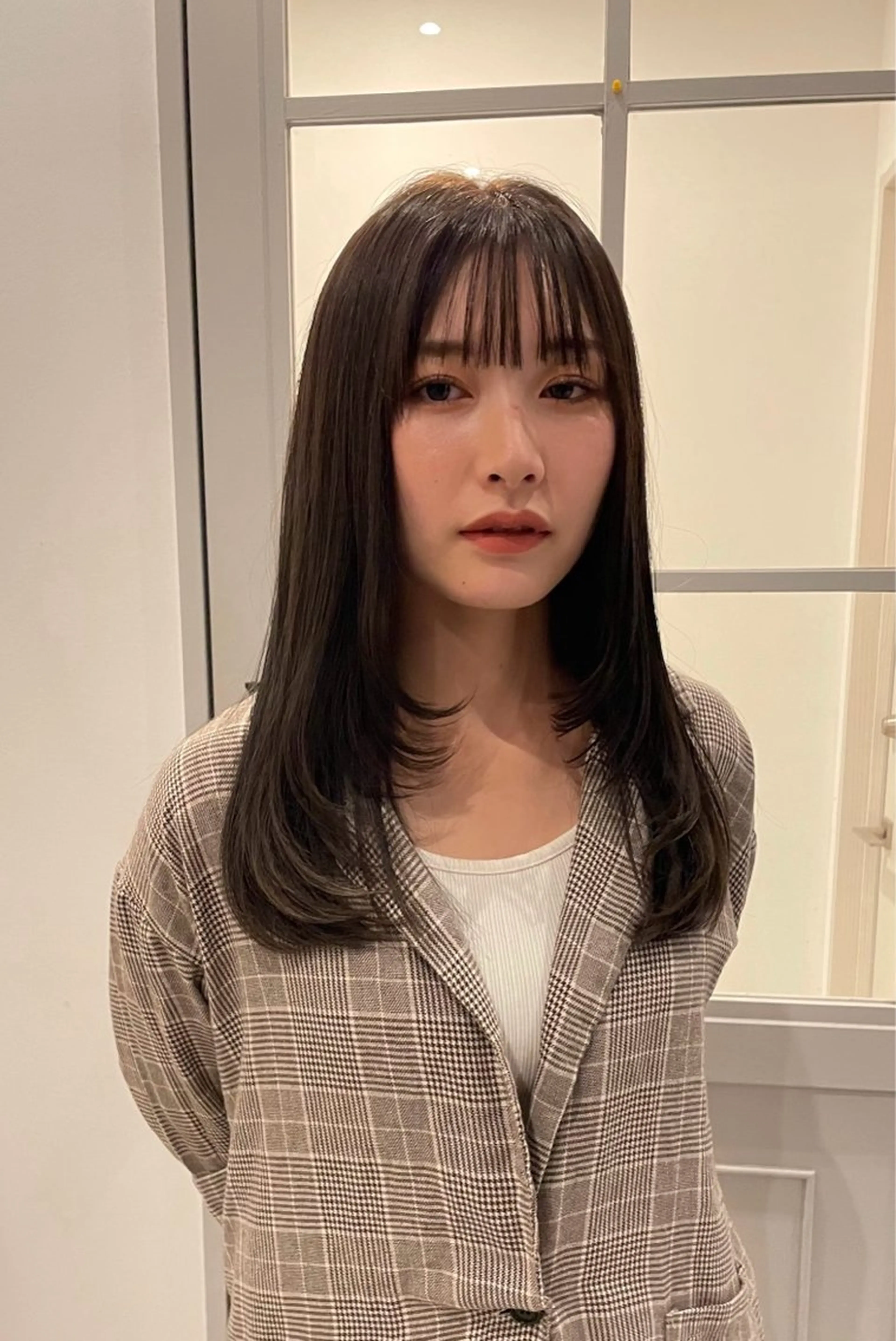 ロング カラー 安田 朱由のヘアスタイル