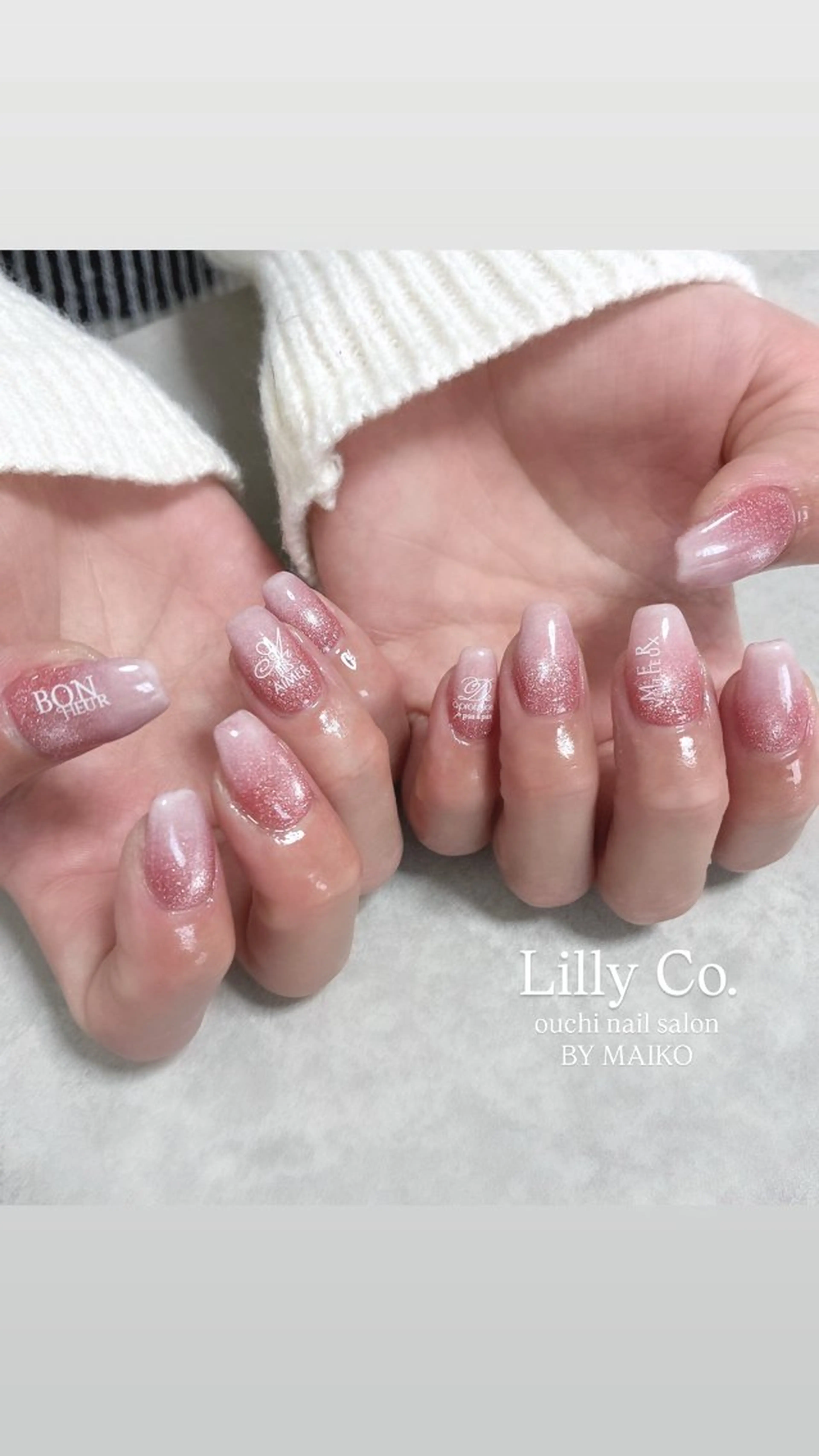 ネイル 春ネイル ハンドネイル ハンドケア Lilly Co.のネイルデザイン