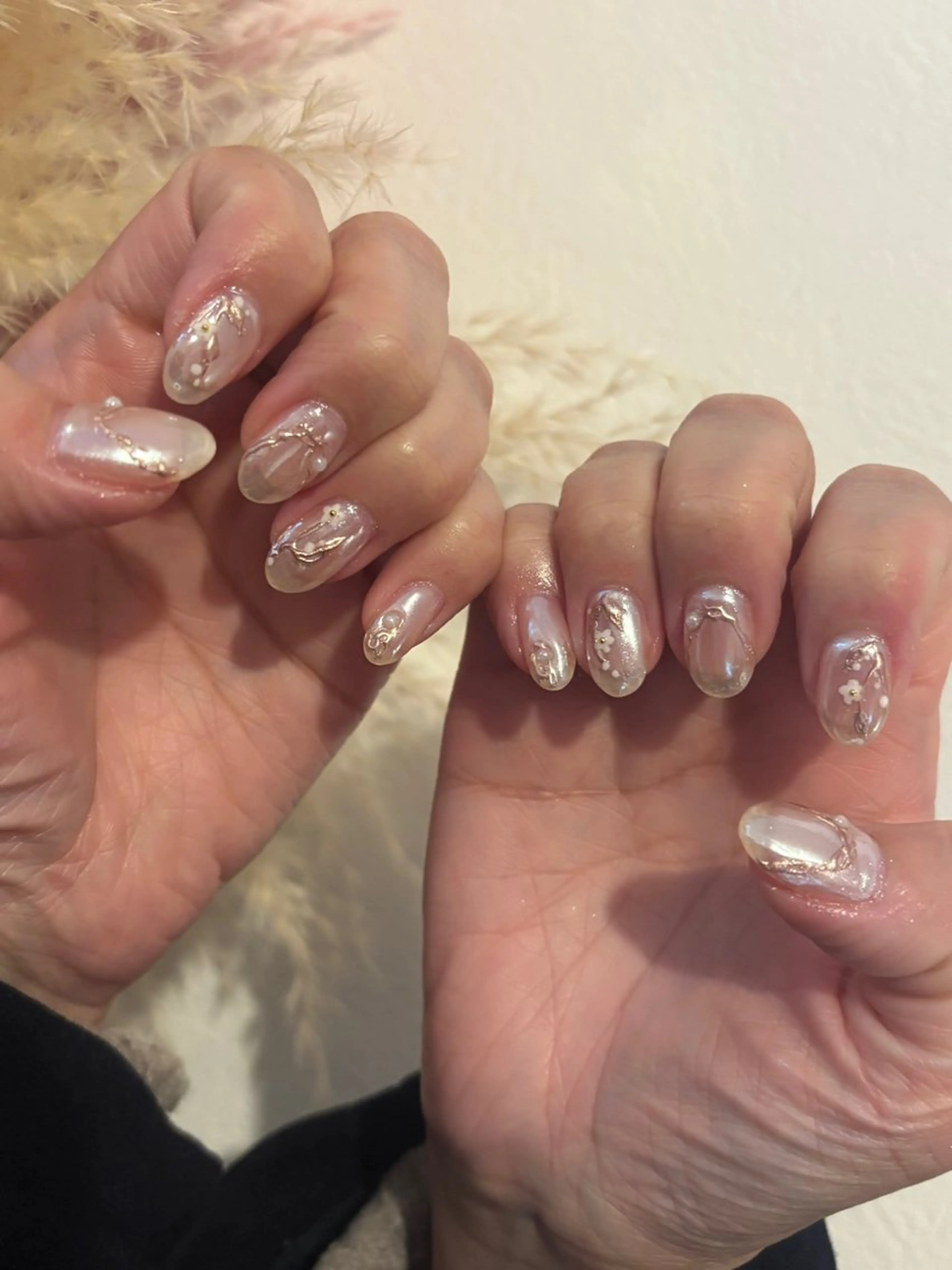 ショート ハンドネイル mou mou nailのネイルデザイン