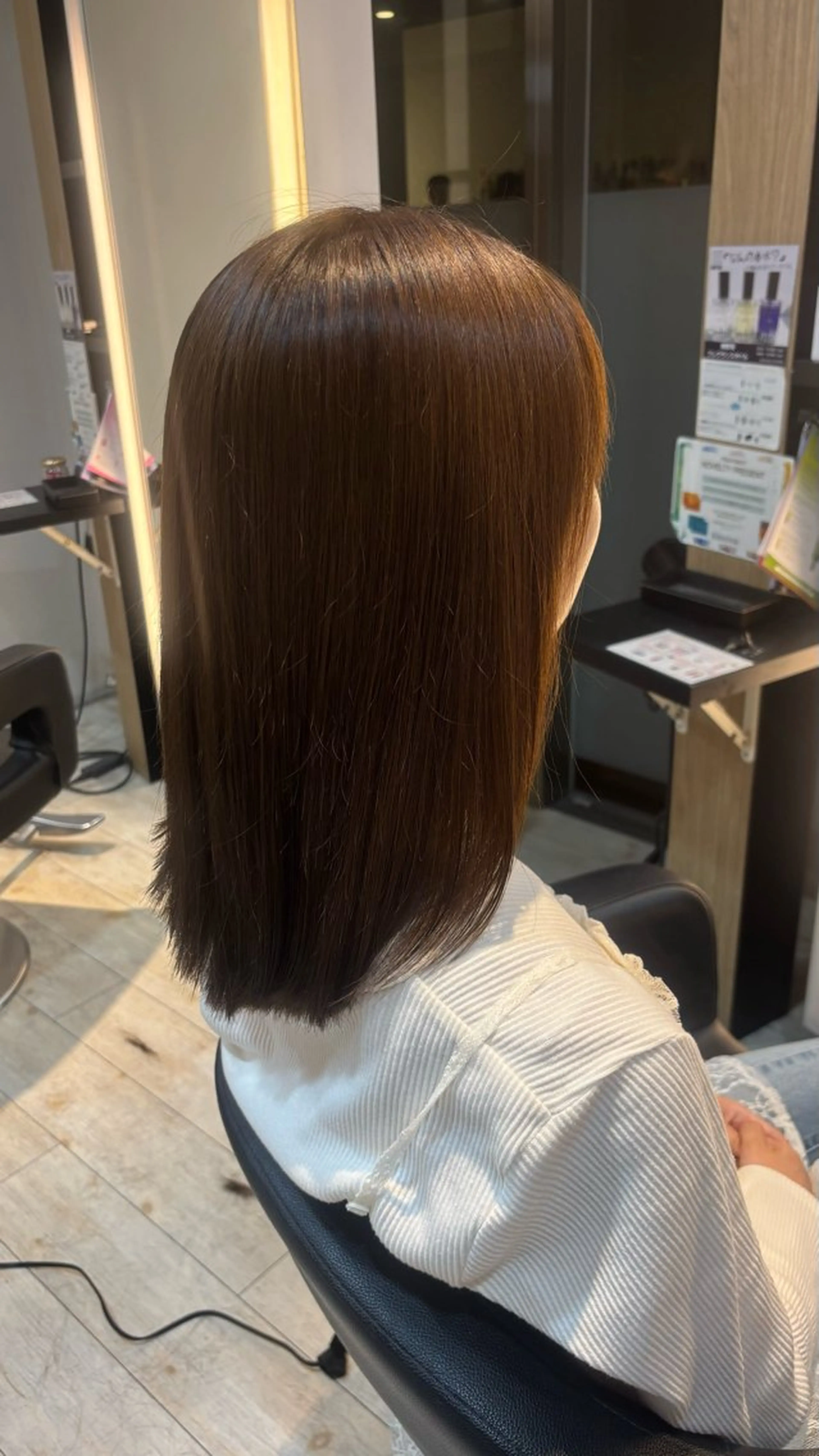 カラー ブラウンカラー 透明感カラー miyu/ボブ/ 透明感カラー/栄のヘアスタイル