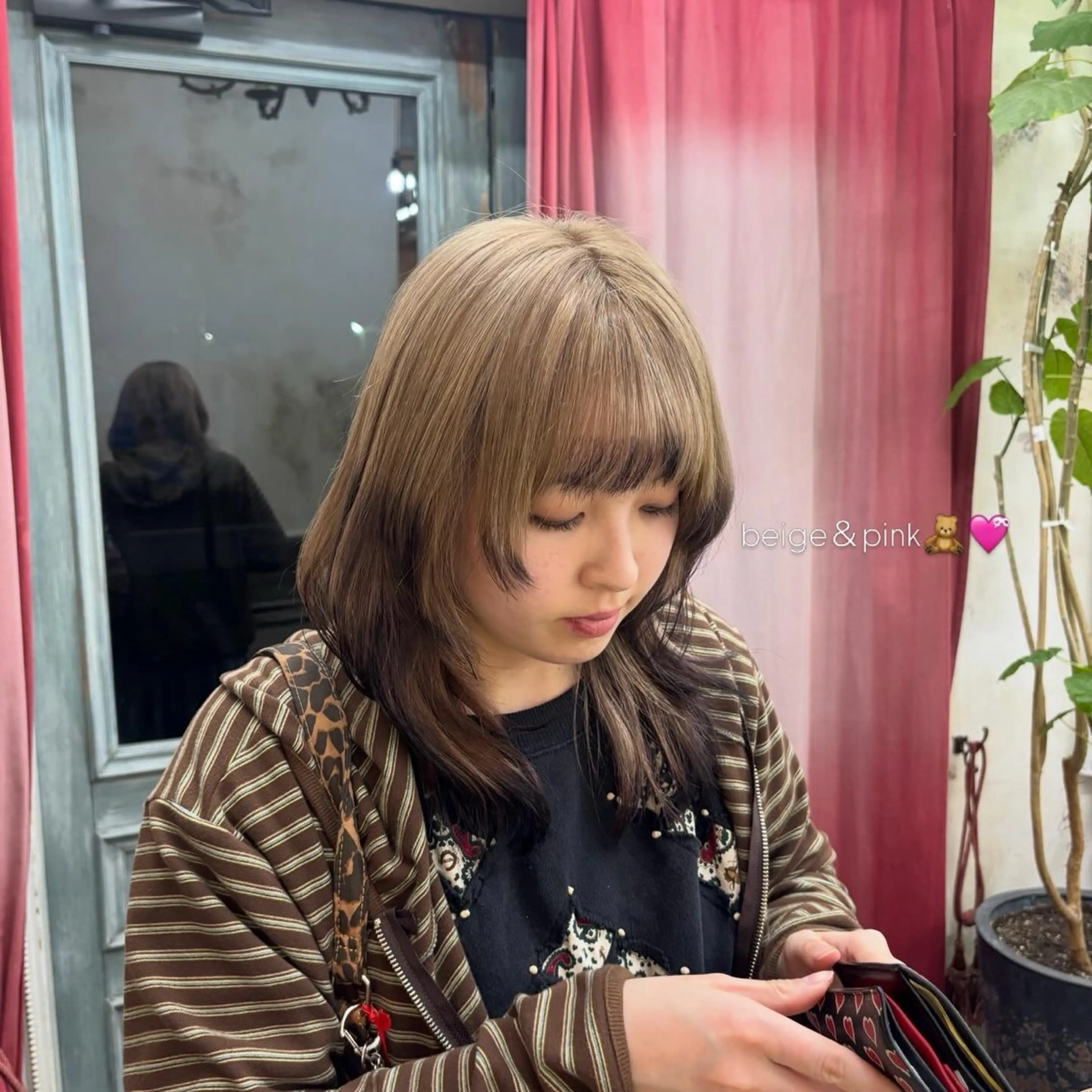 ショート カラー デザインカラー ふたつやゆら🤎ྀི カラーモデル募集中のヘアスタイル