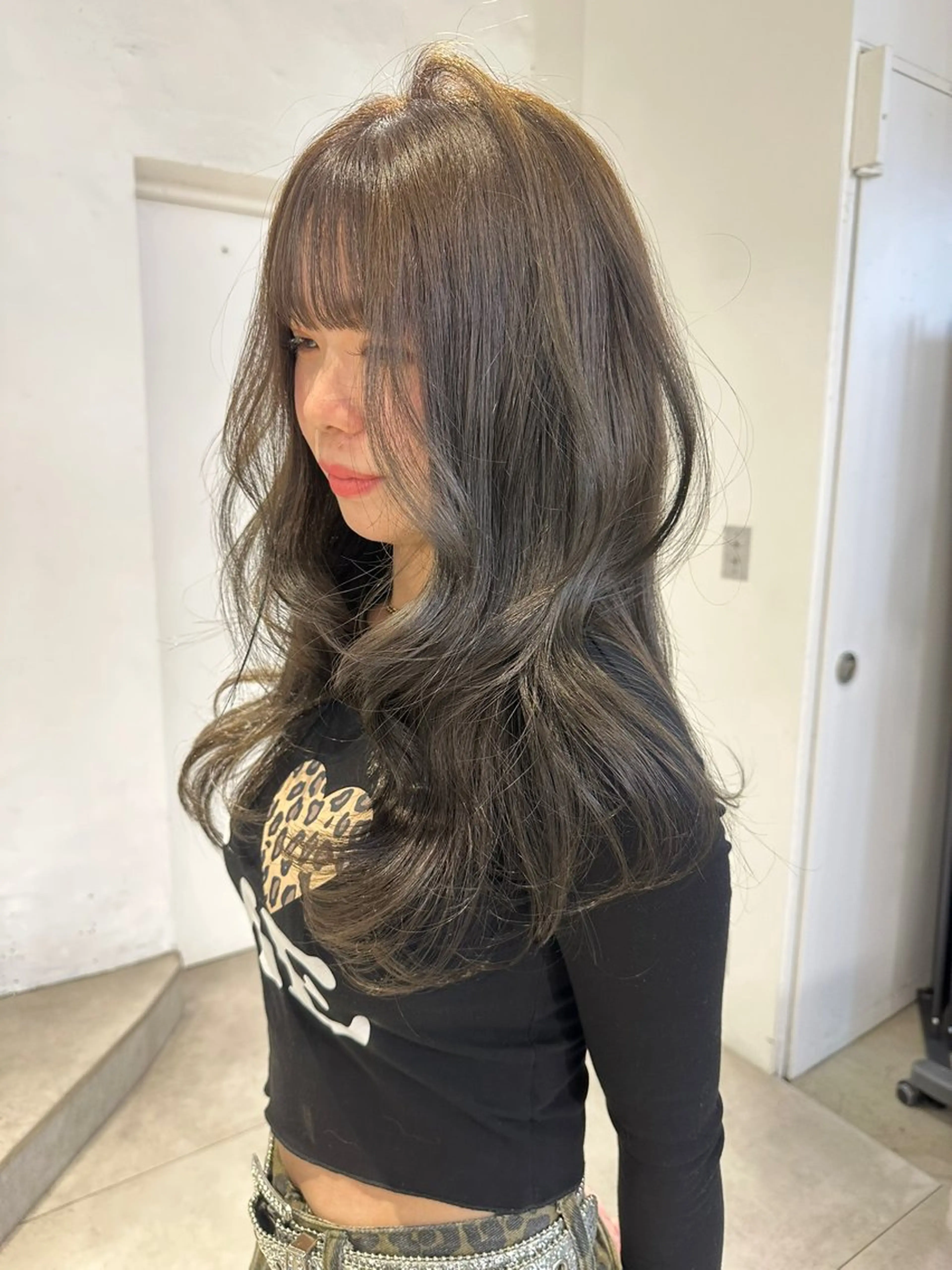 ロング カット ヘアカラー 韓国ヘアメンズ・レデ ィース特化ミクのヘアスタイル