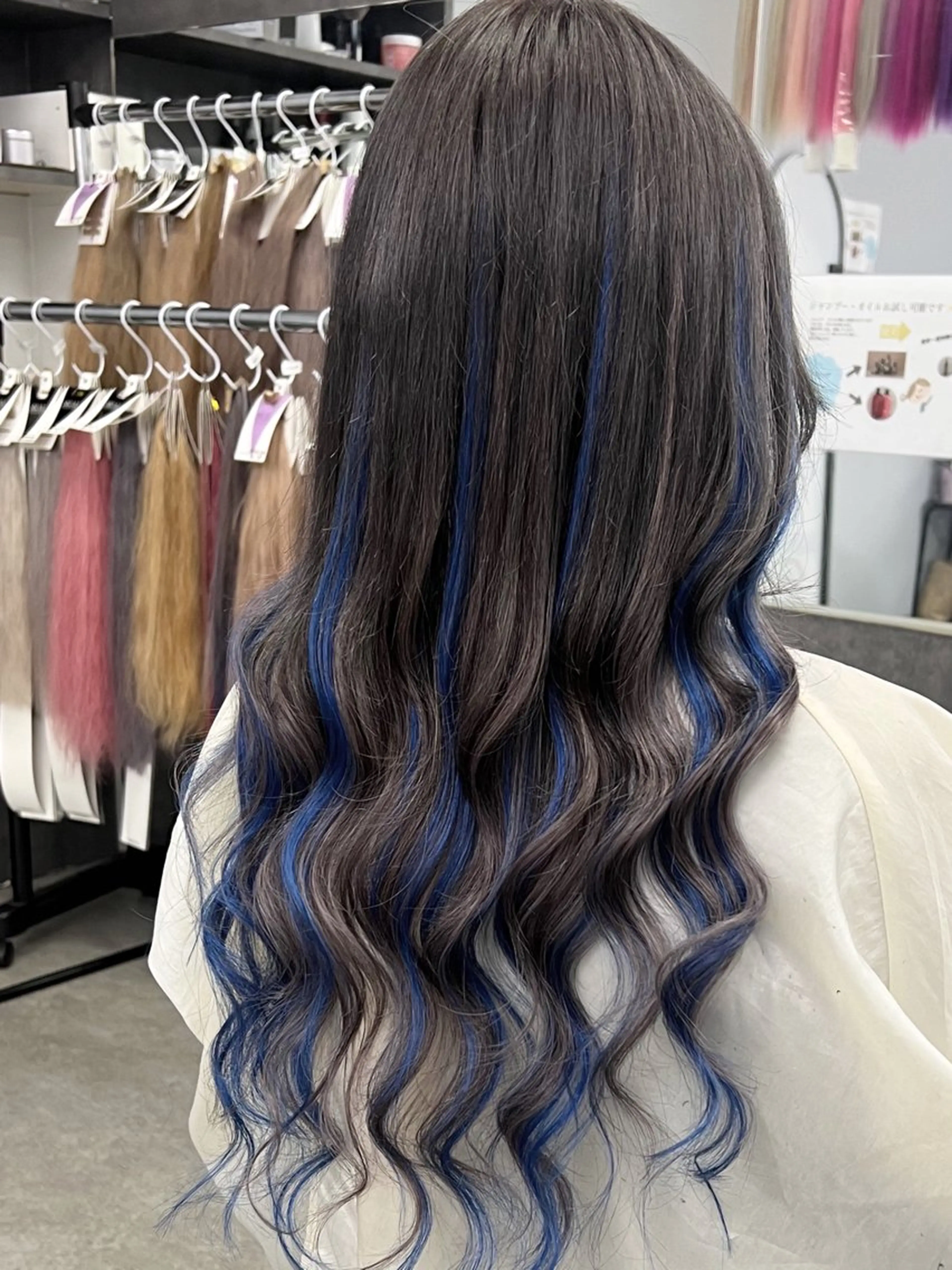 ロング SALOWIN天神大名店所属・羽エクステ/スリム タッキ/kodaiのヘアスタイル